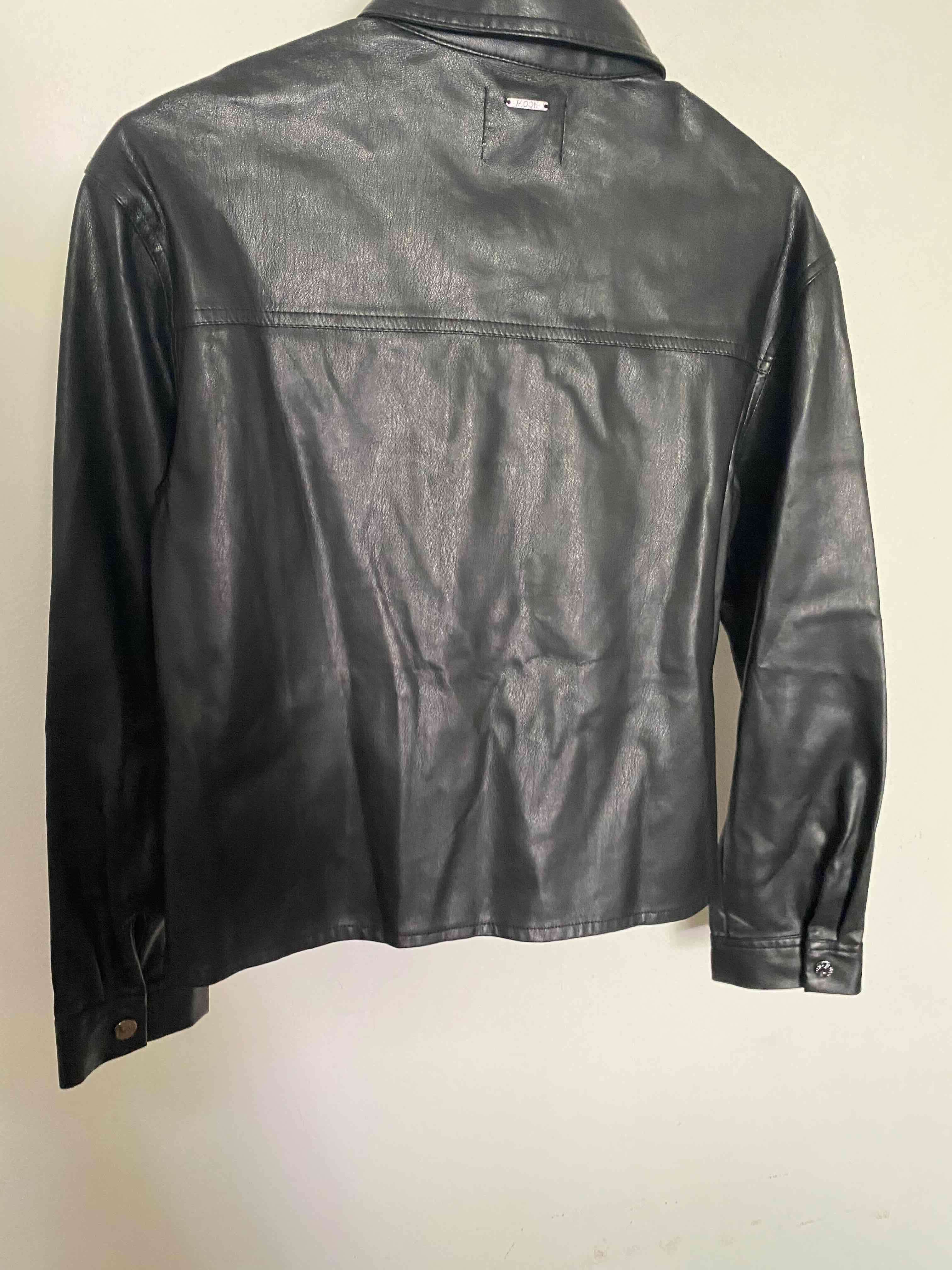 Chaqueta cuero Foster Moon negra - miniatura 3