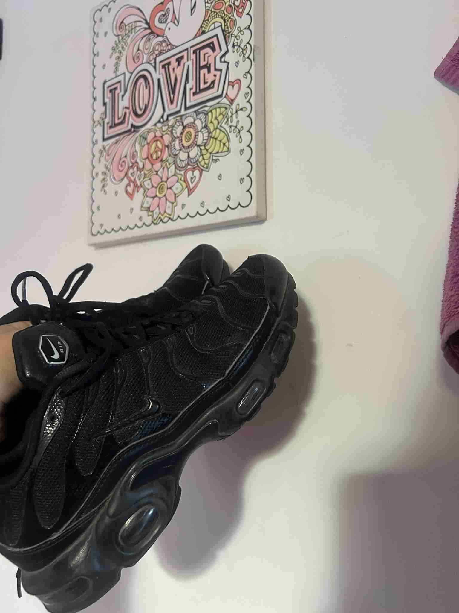 Zapatillas nike deportivas negras 25cm - miniatura 3