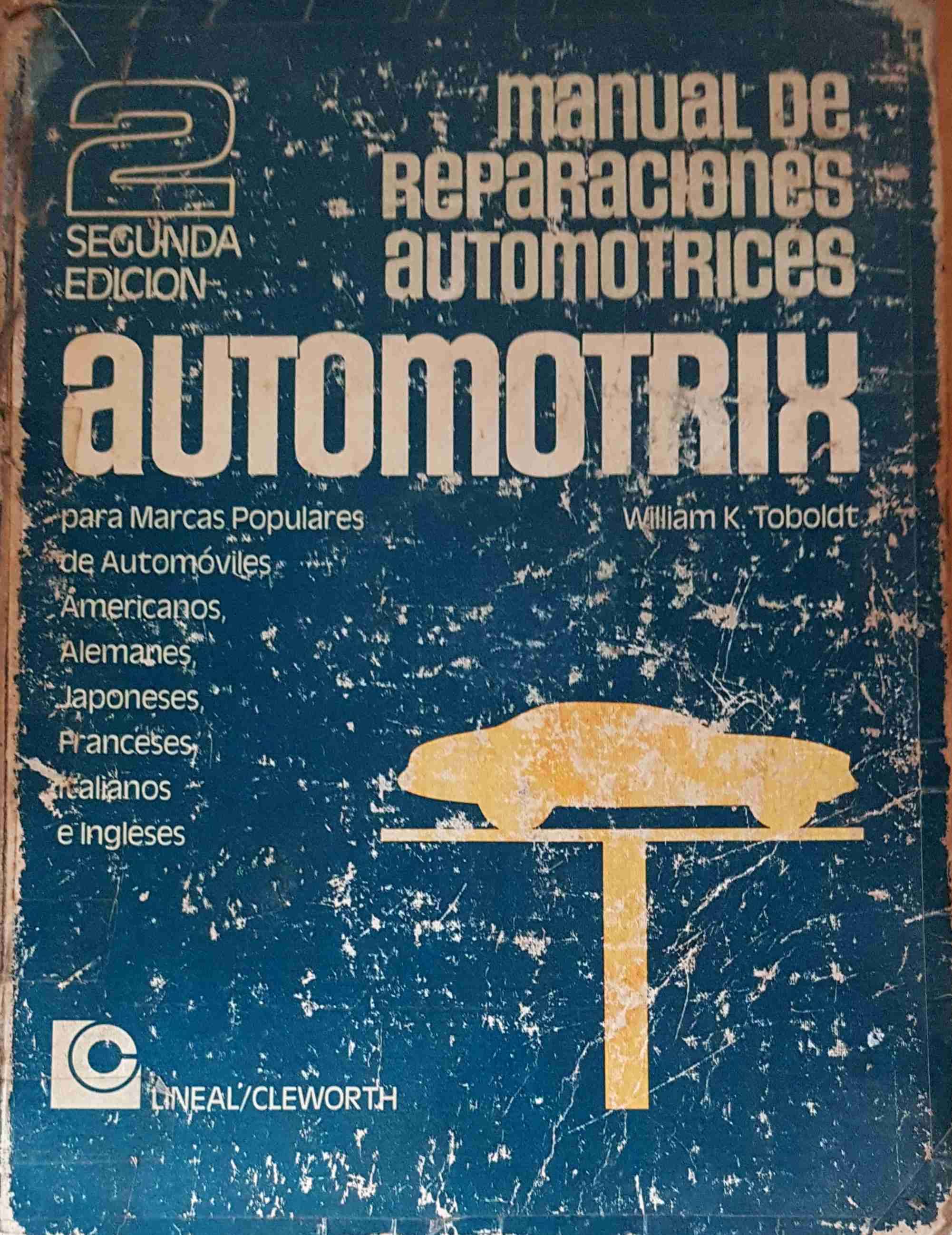 Libro de reparación automotriz