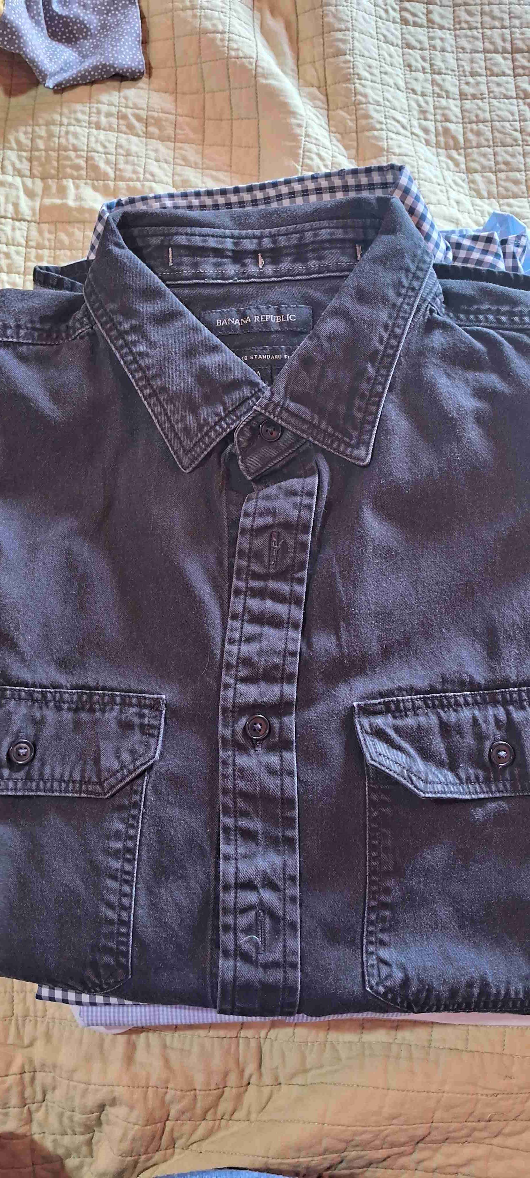 Camisa denim Banana Republic