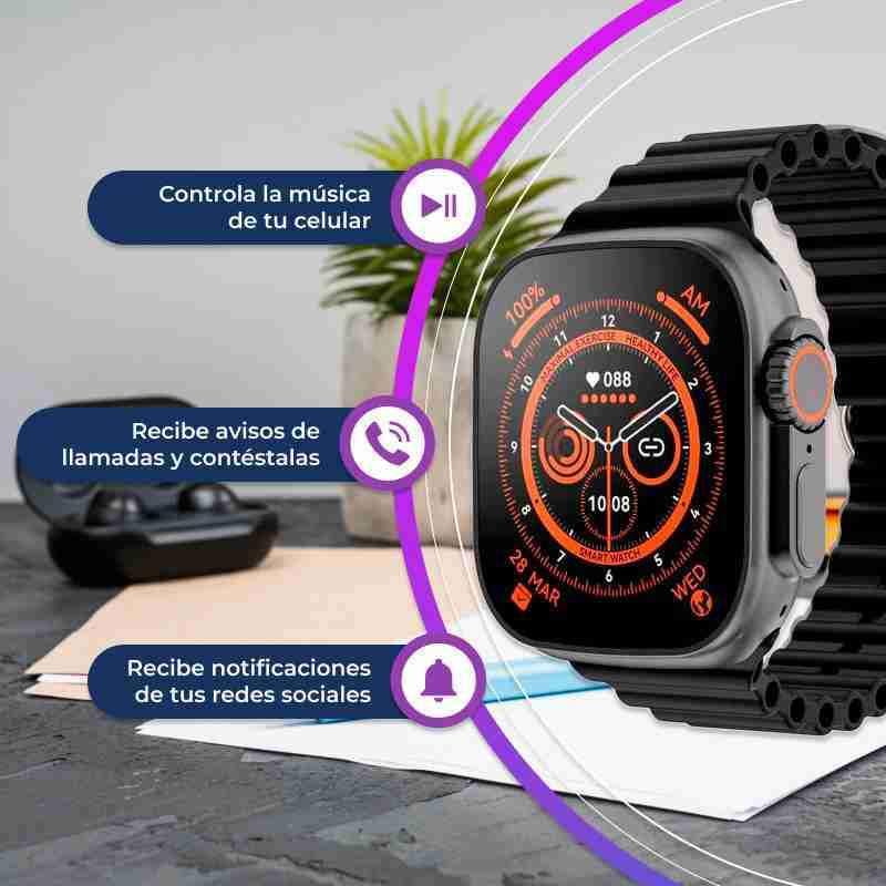 Reloj Inteligente Smartwatch T800 Ultra - miniatura 2