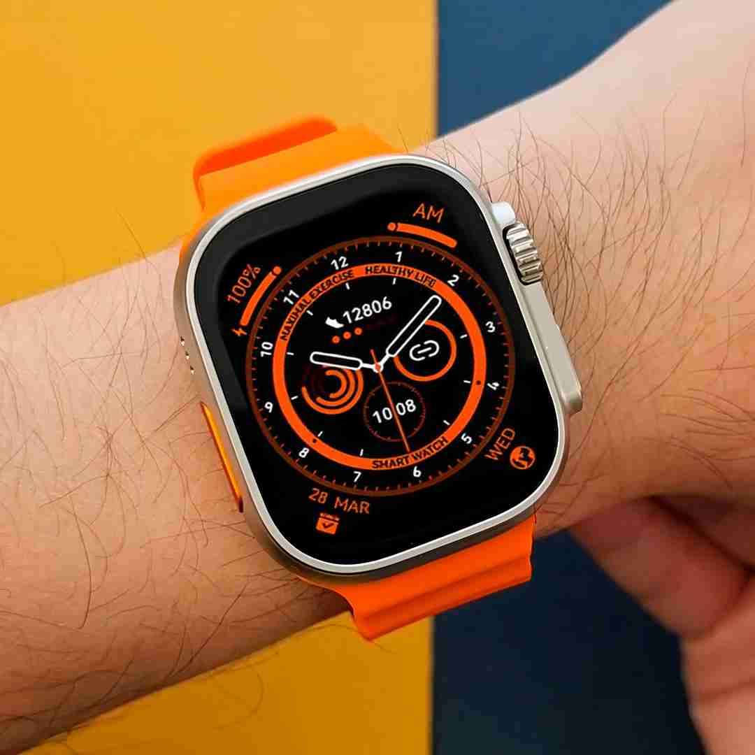 Reloj Inteligente Naranja T800 Ultra - miniatura 4