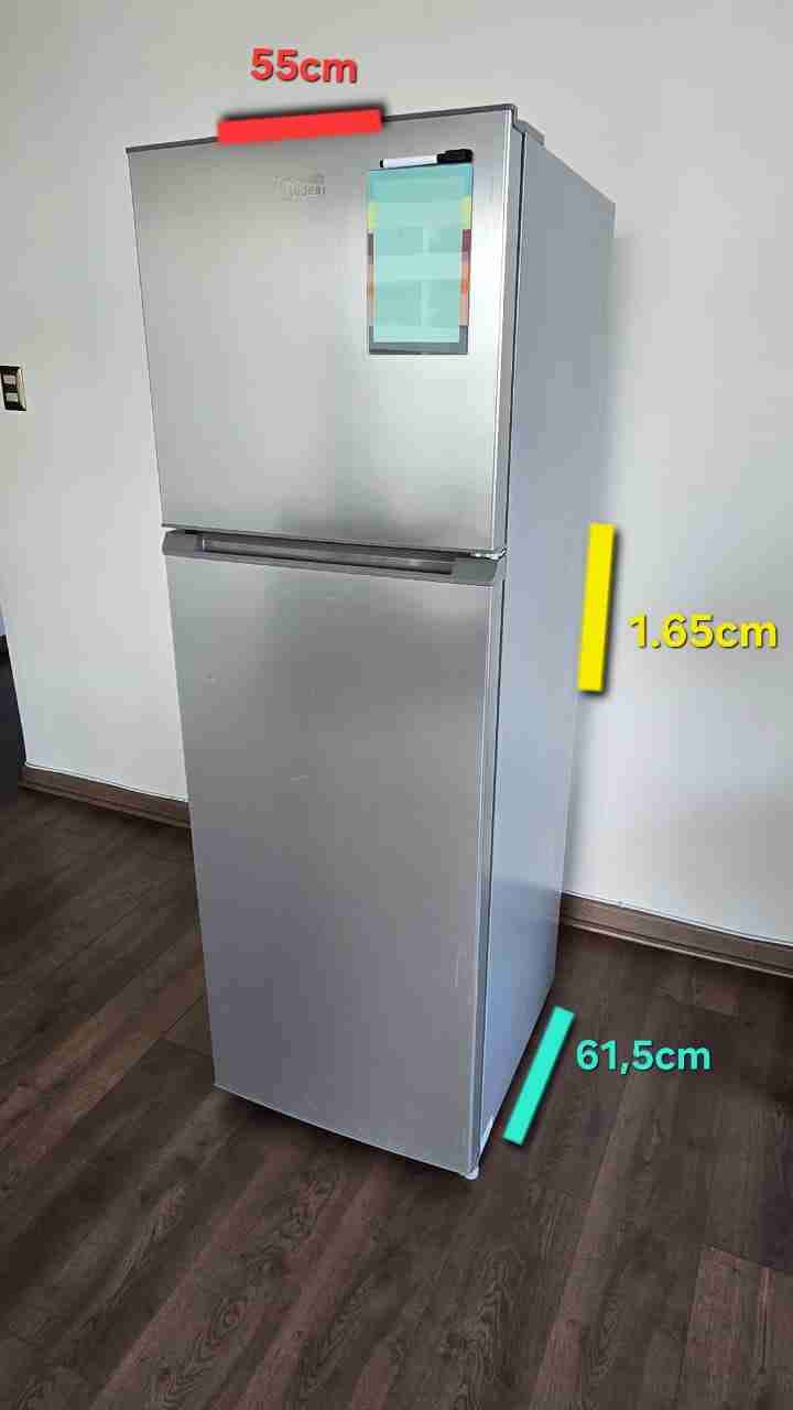 Refrigerador midea plateado