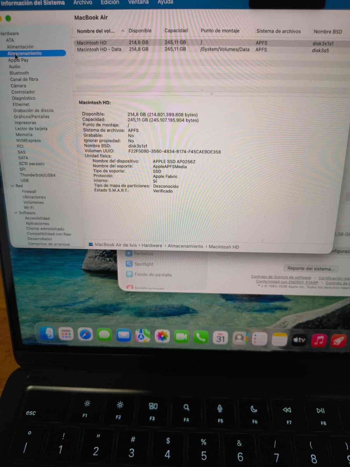MacBook Air M2 2022 16GB gris - miniatura 6
