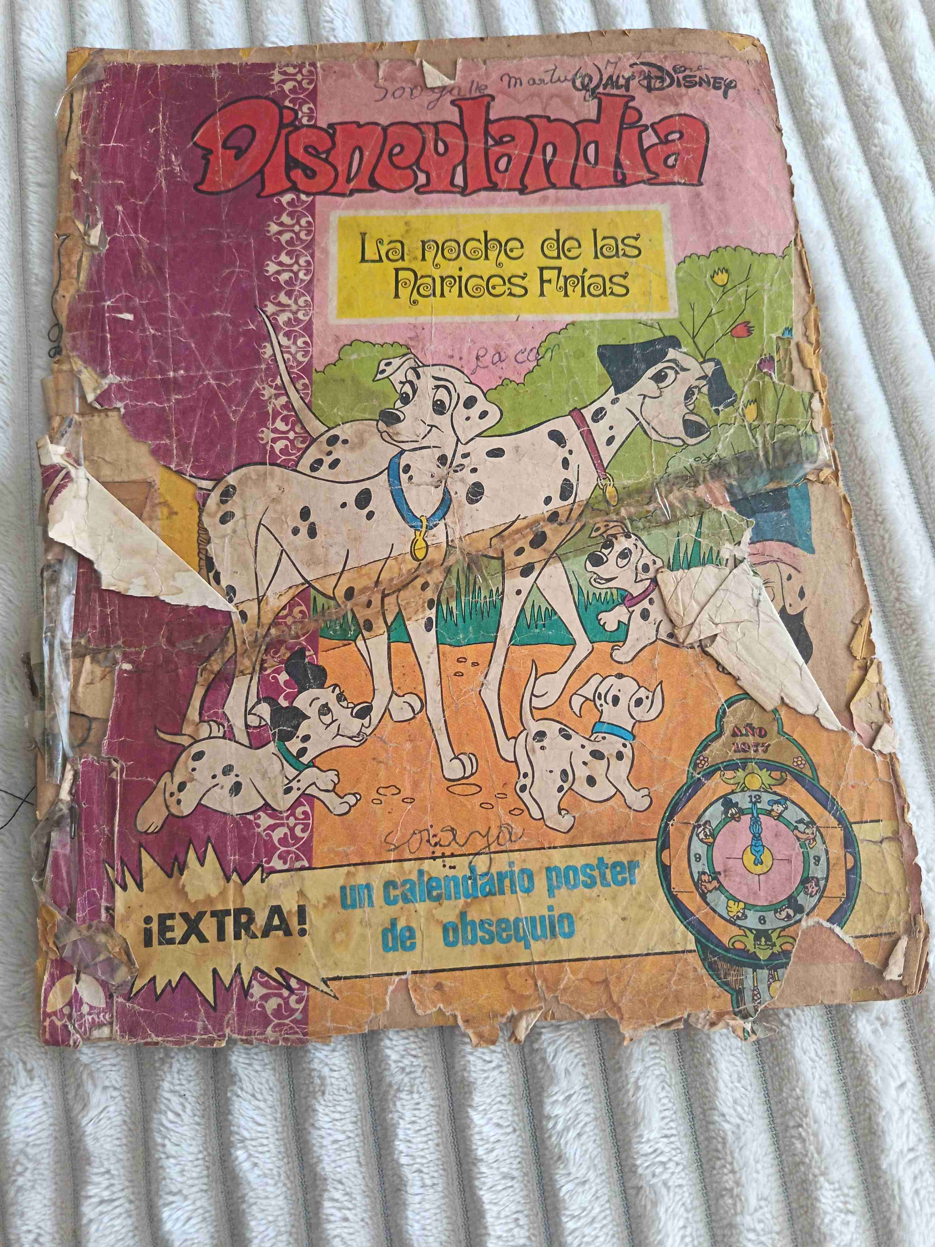 Revista Disney 101 Dálmatas vintage