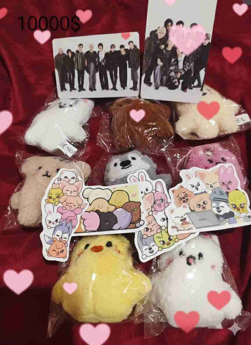 Peluchito con stickers kawaii - 3