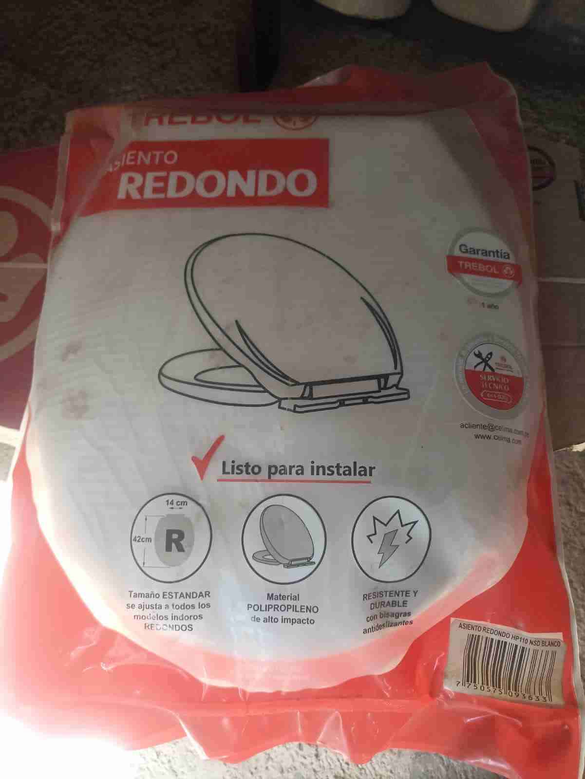 Asiento Redondo para WC