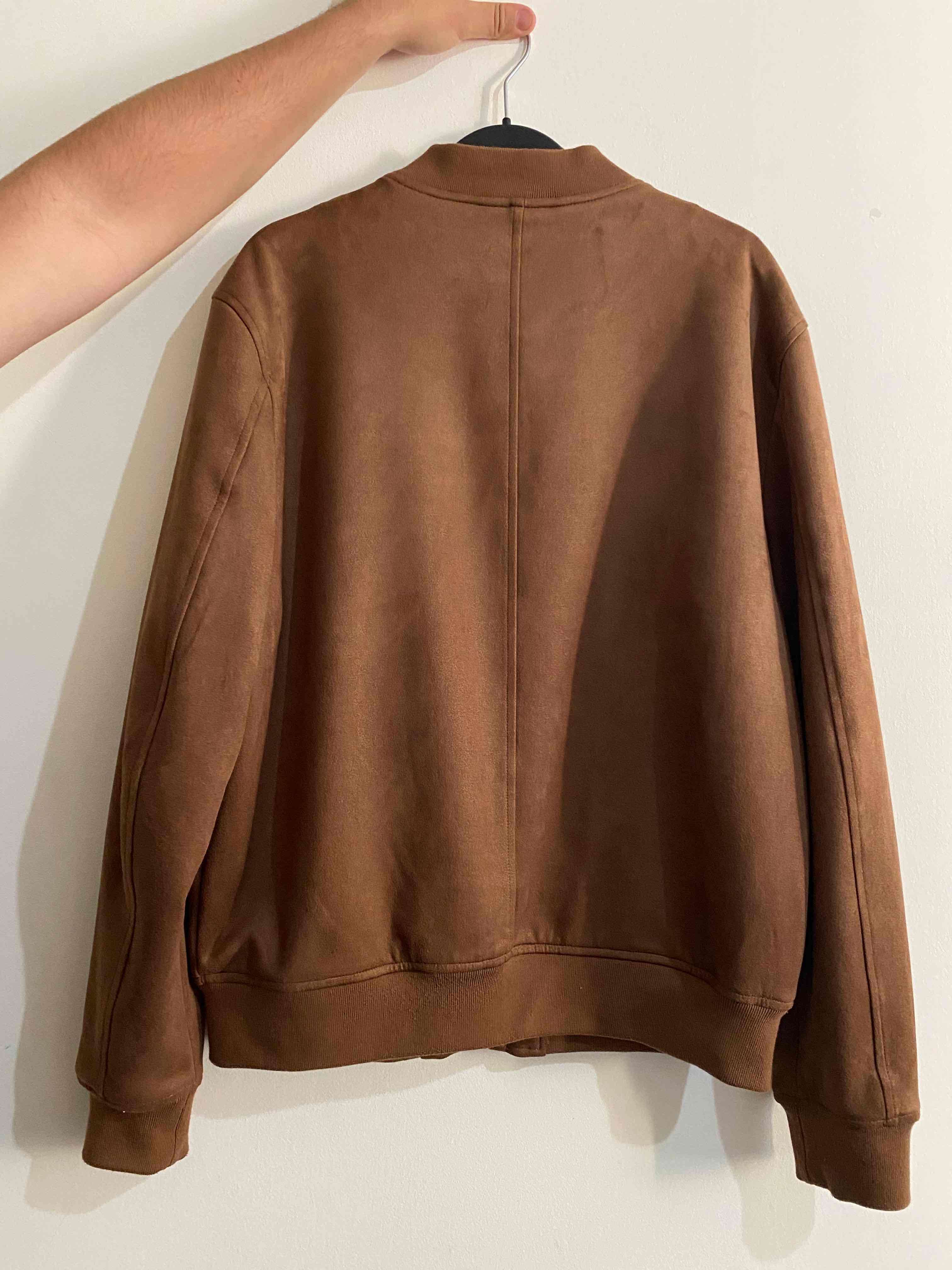 Chaqueta café Zara para hombre - miniatura 2