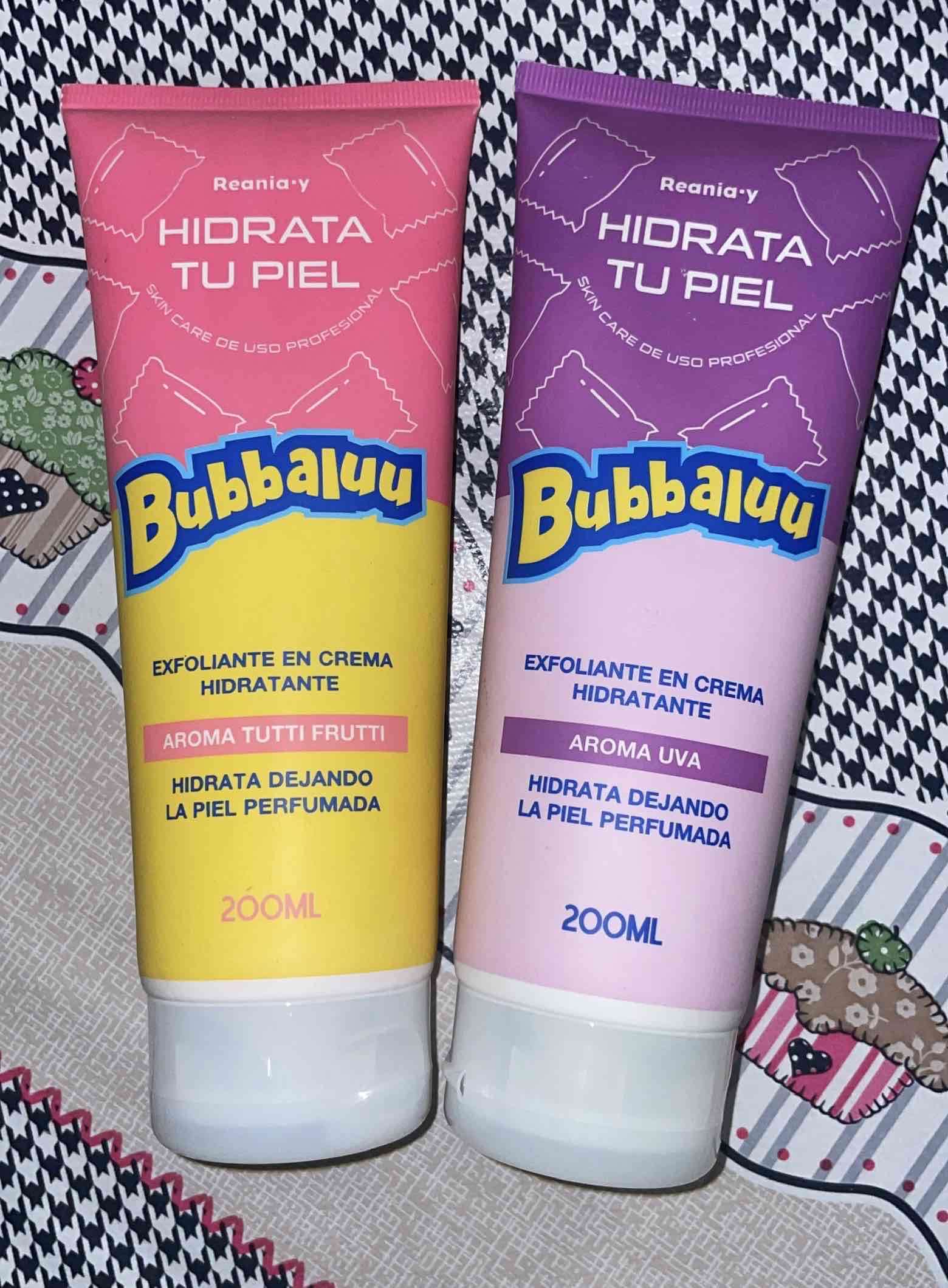 Cremas exfoliantes Bubbaloo 200ml