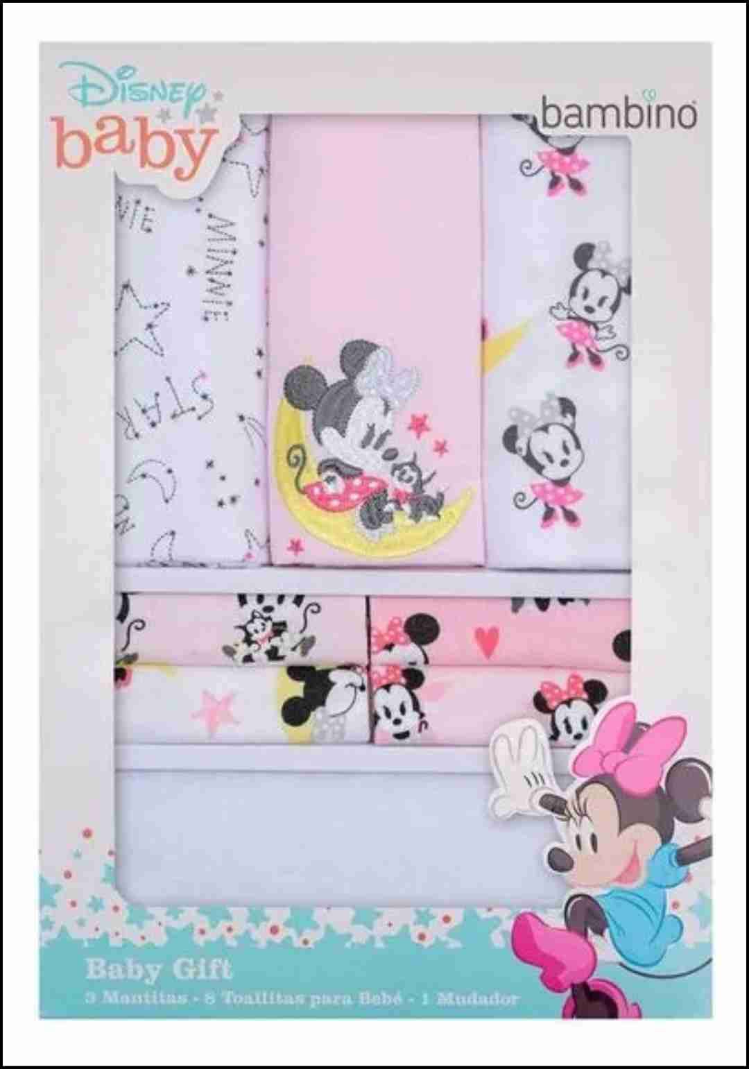 Set de mantillas Disney Minnie bebé