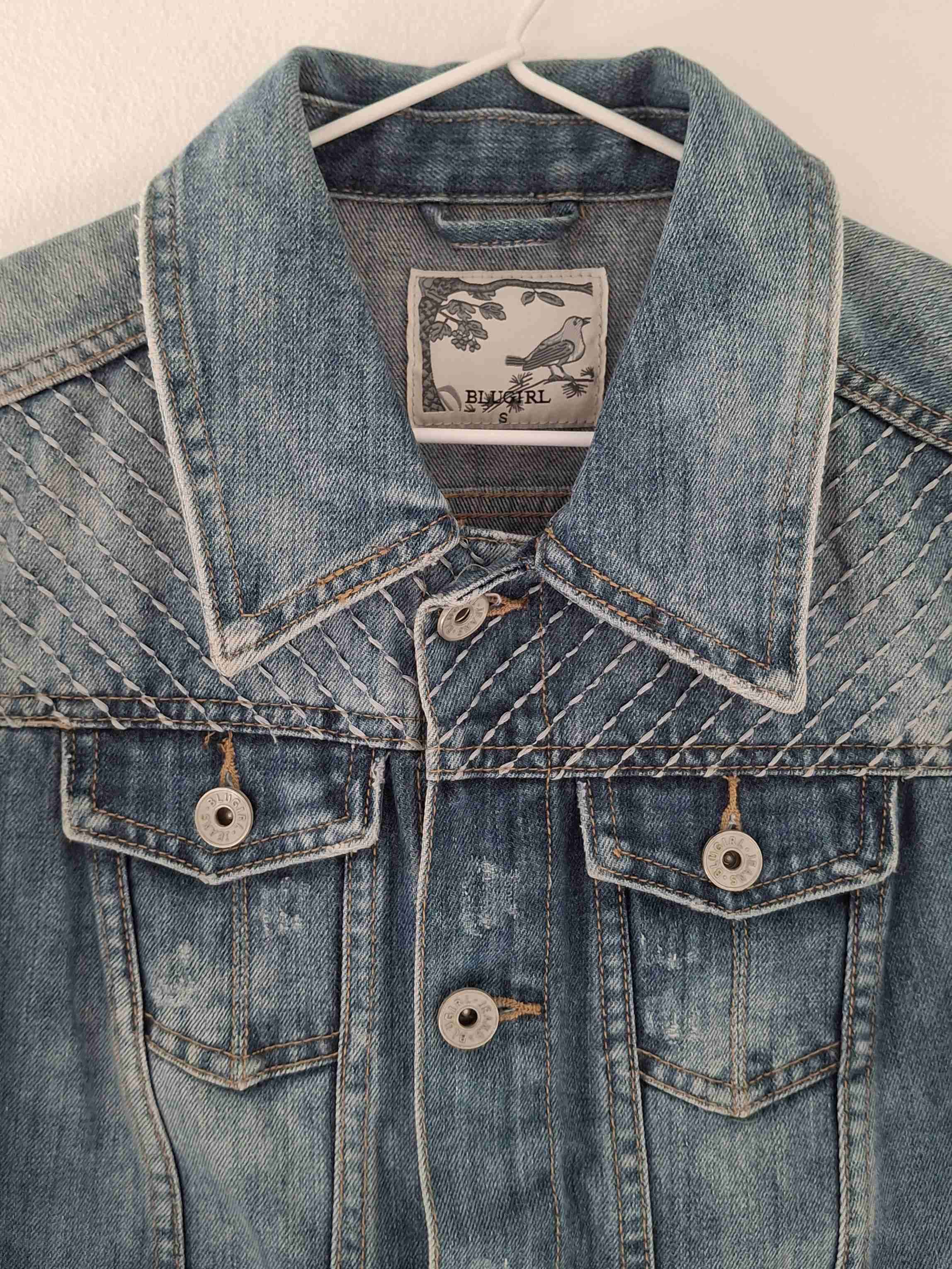 Chaqueta de mezclilla azul - miniatura 4