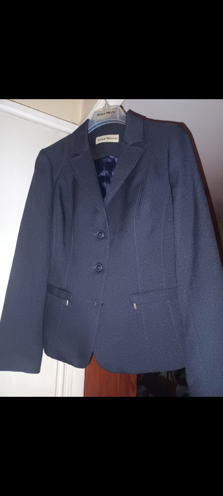 Blazer azul marino elegante