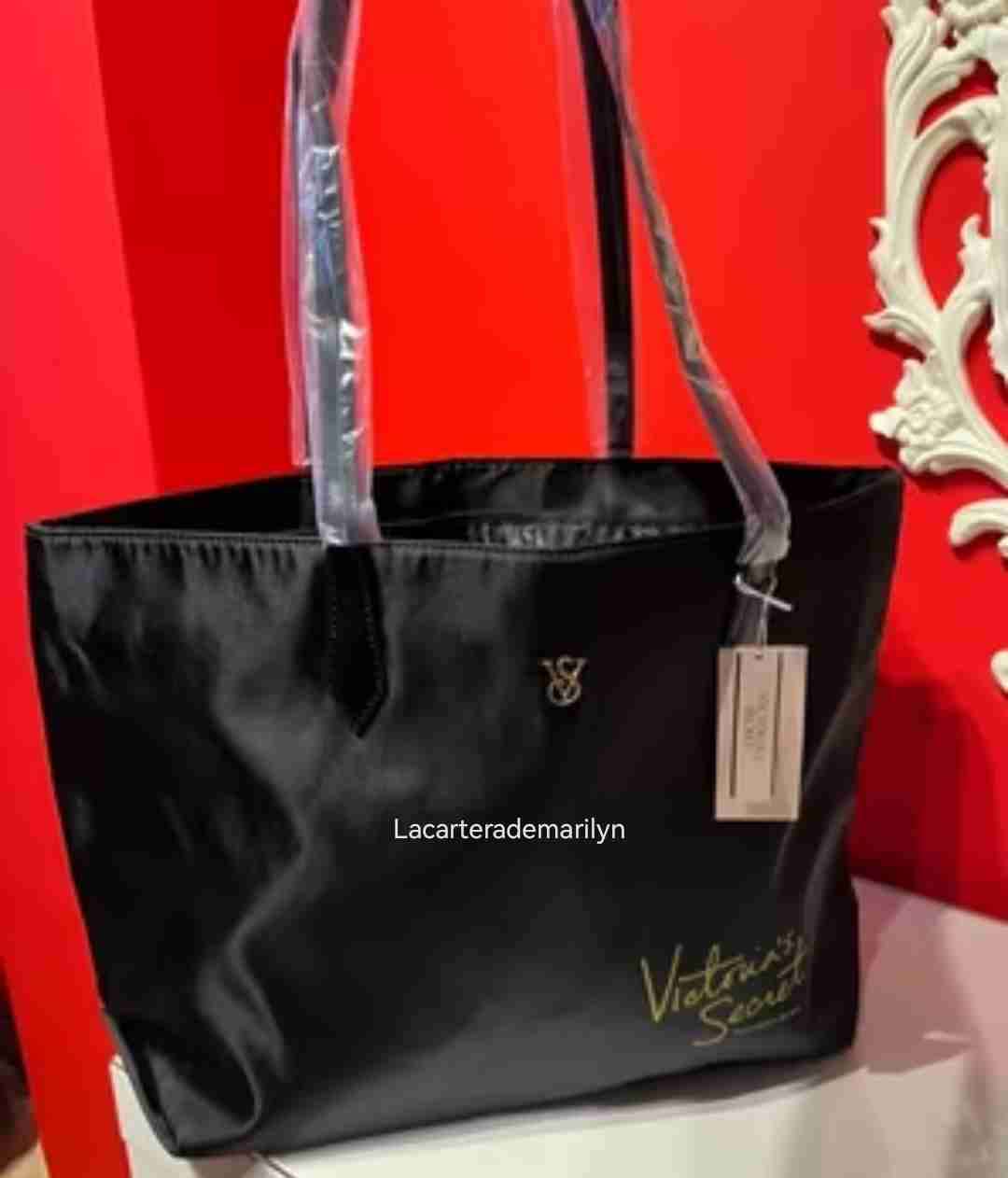 Bolso totebag negro Victoria's Secret - miniatura 2