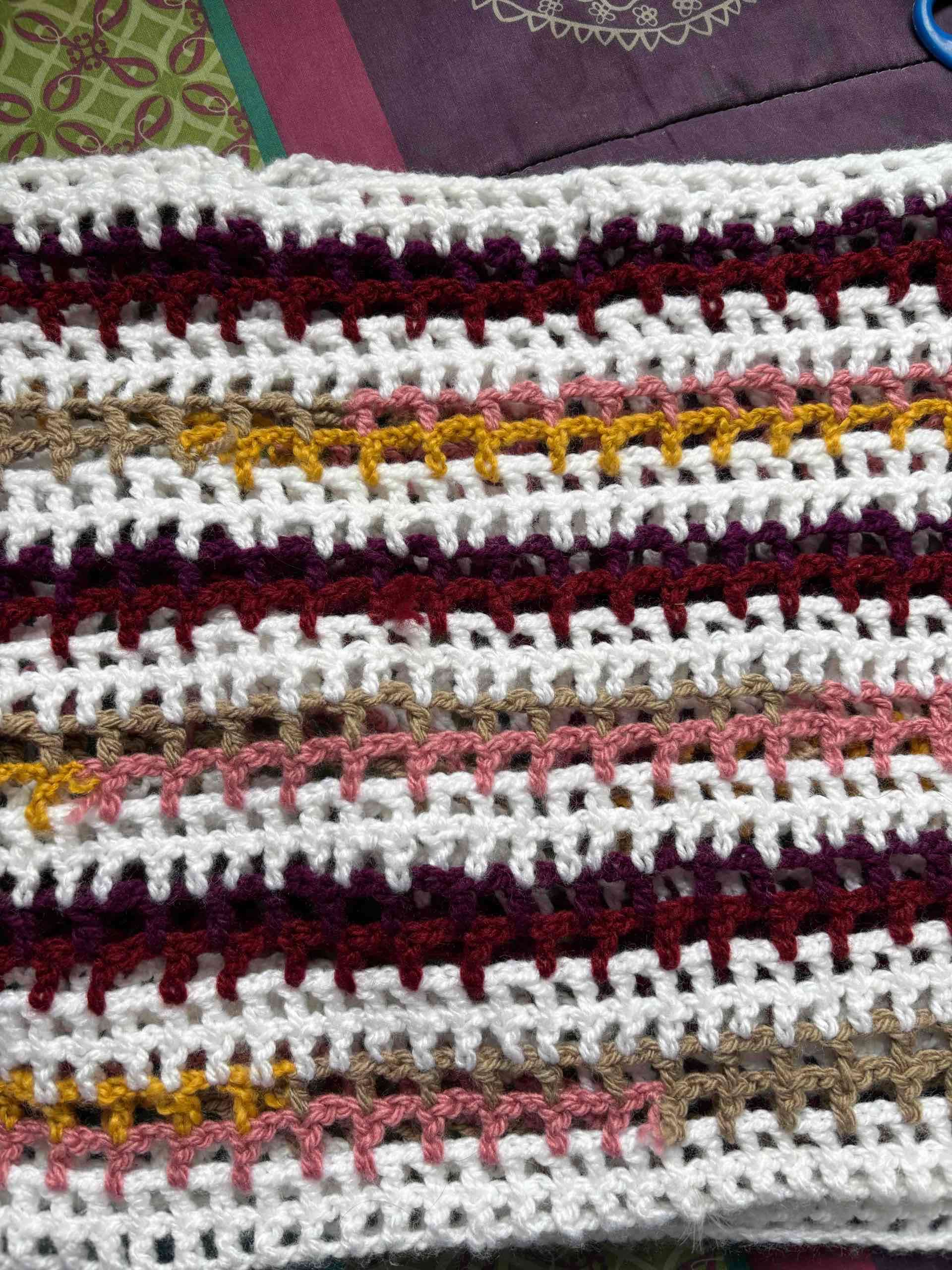 Polera tejida a rayas multicolor - miniatura 2