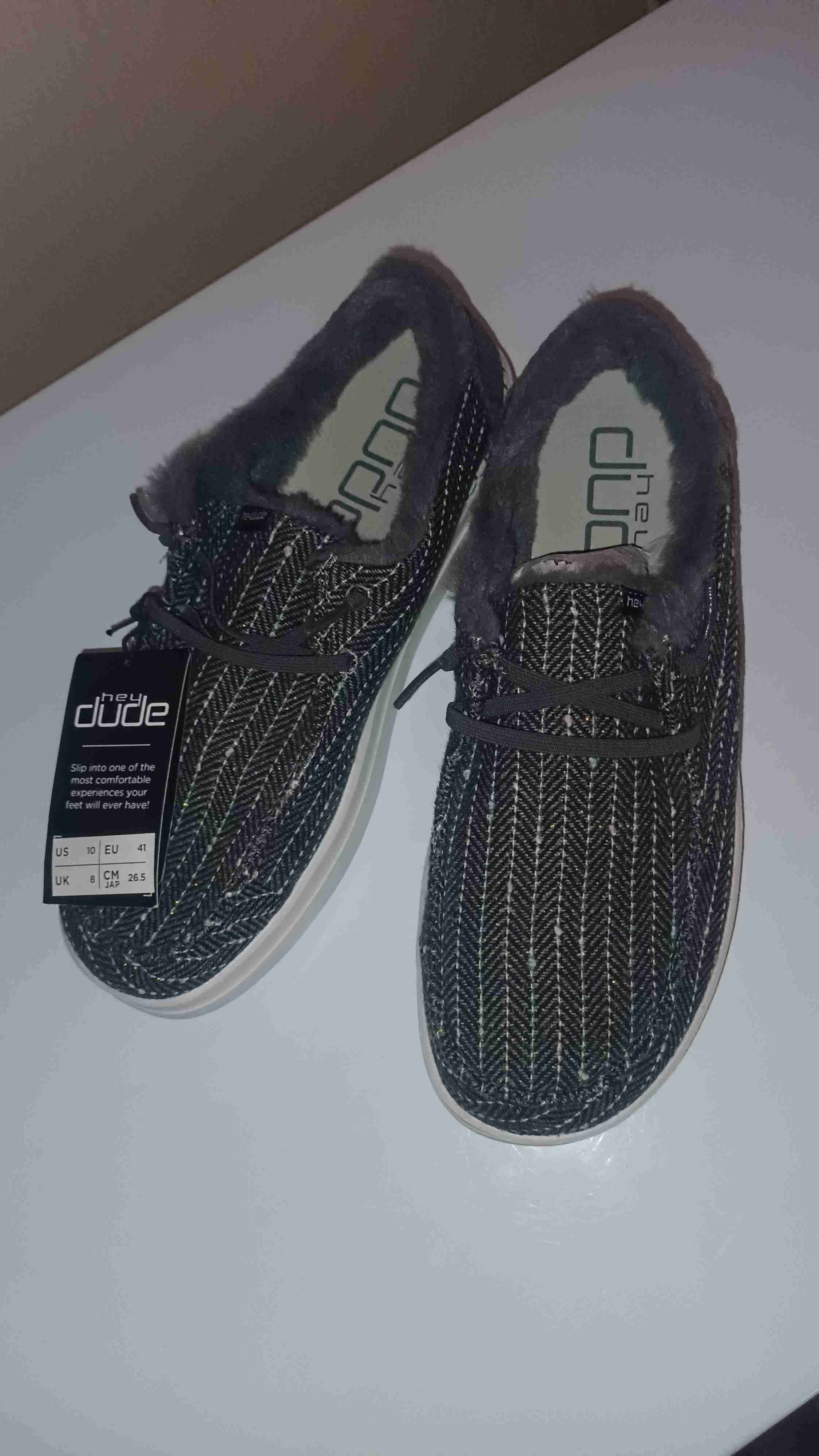 Zapatillas Hey Dude negras forradas - miniatura 2