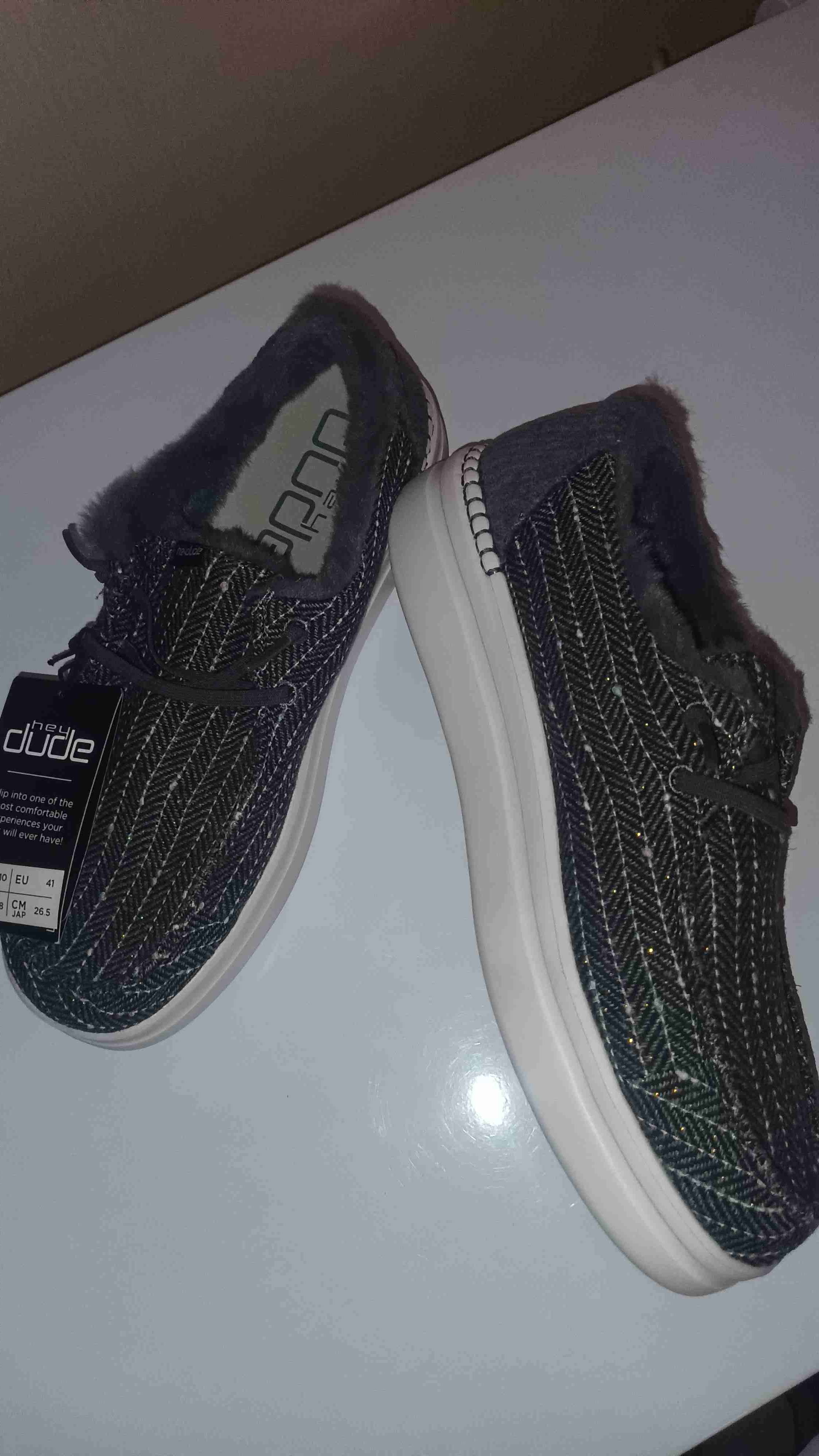 Zapatillas Hey Dude negras forradas - miniatura 3