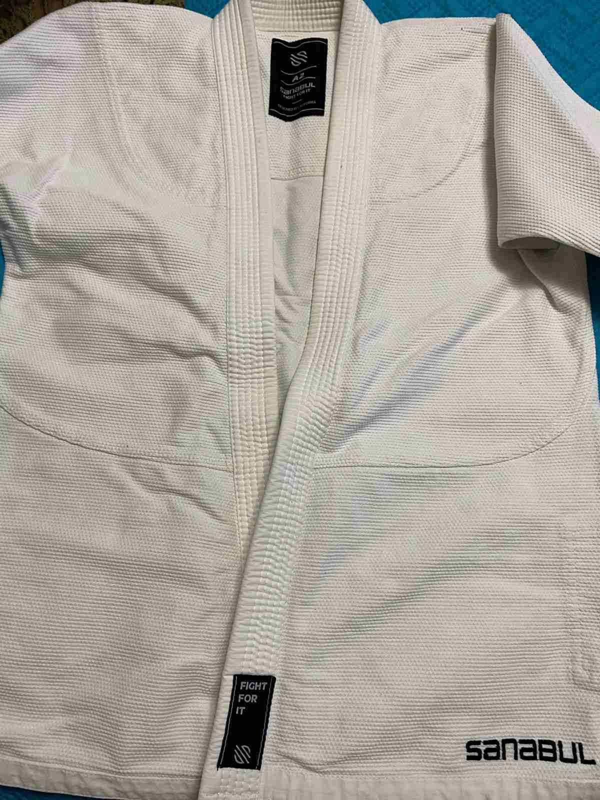 Kimono de jiu-jitsu blanco Sanabul A2 - 3