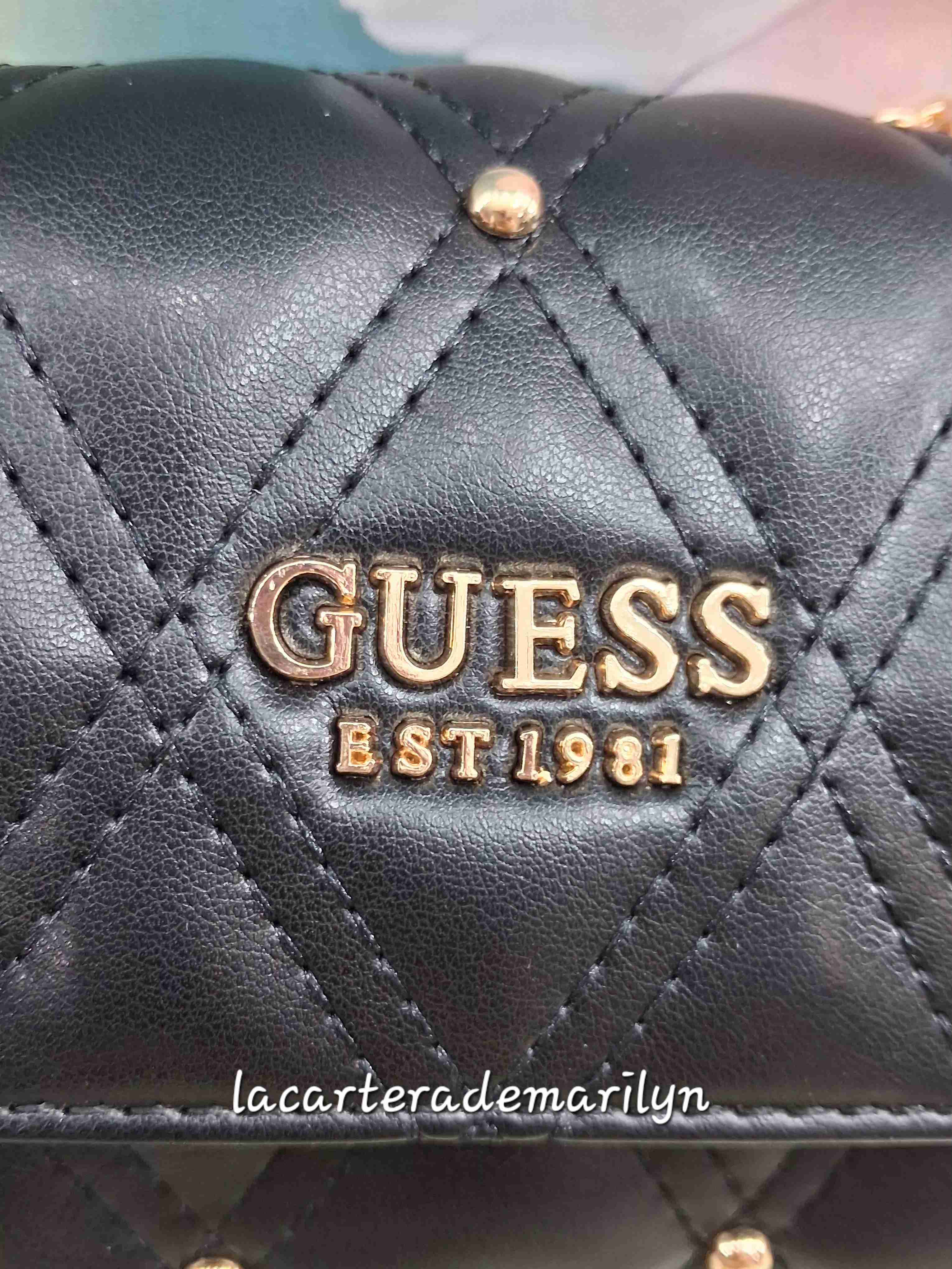 Cartera crossbody Guess negra pequeña - miniatura 5