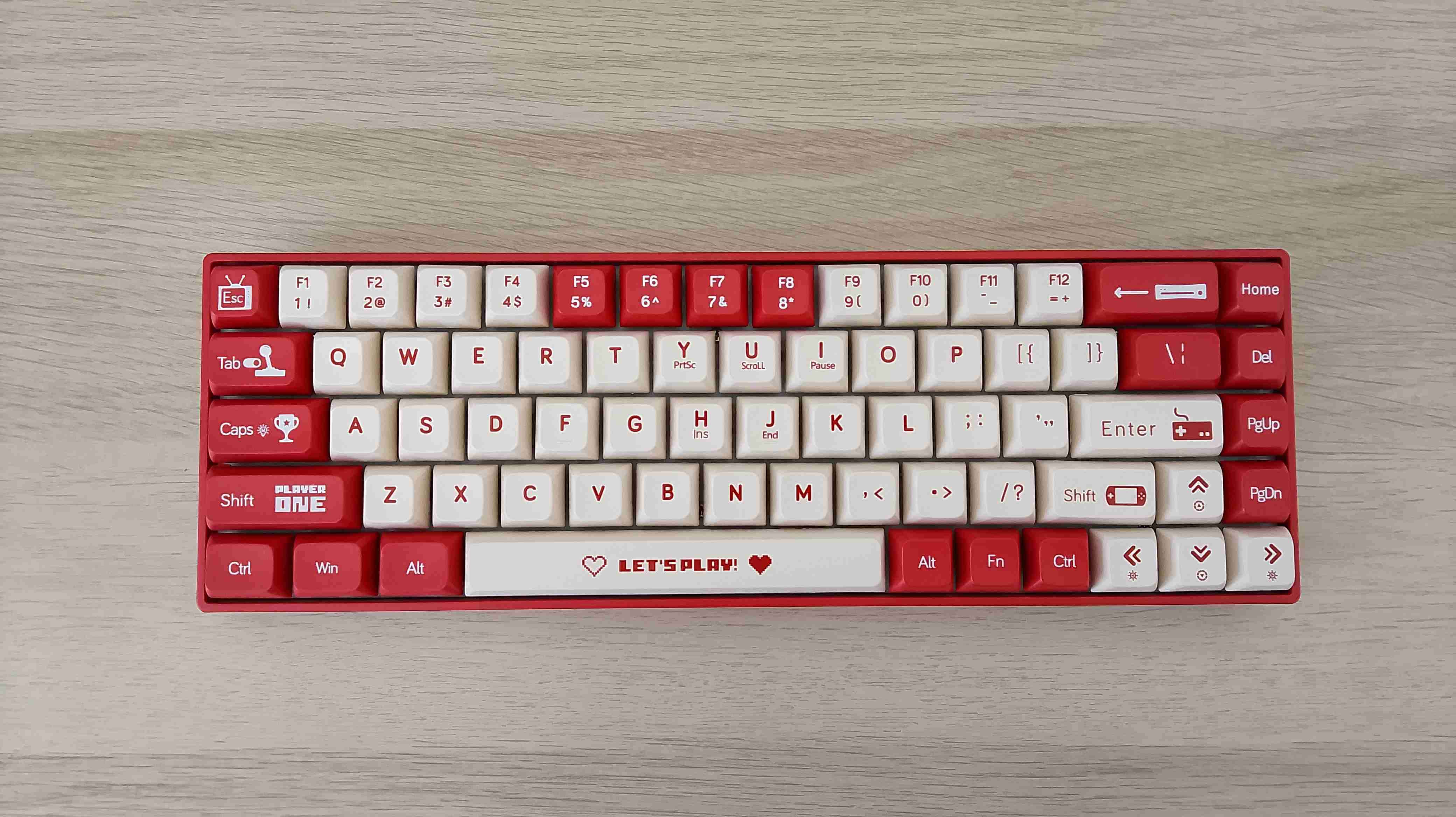 Teclado mecánico Ajazz ak680 RGB Switch blue - 2