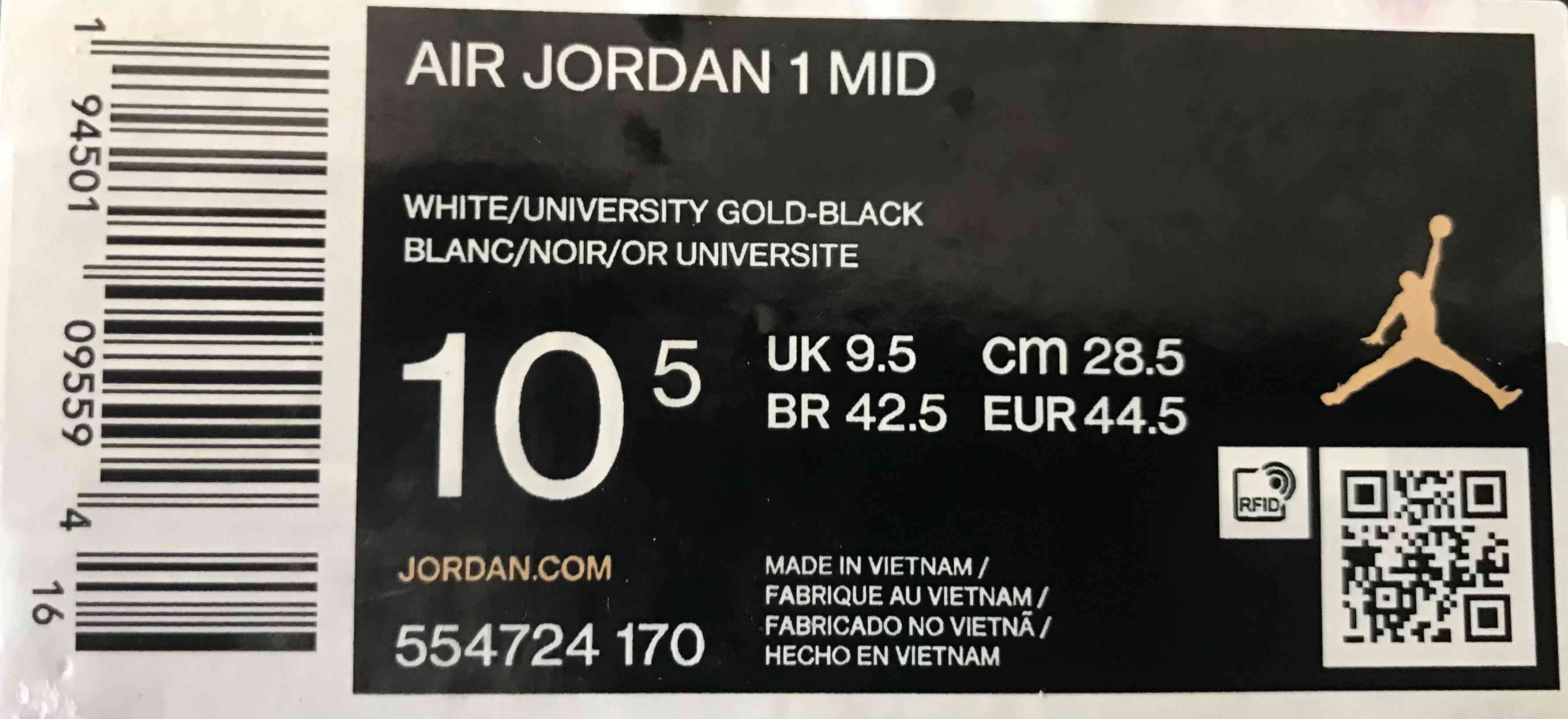 Zapatillas nike air jordan 1 mid - miniatura 3