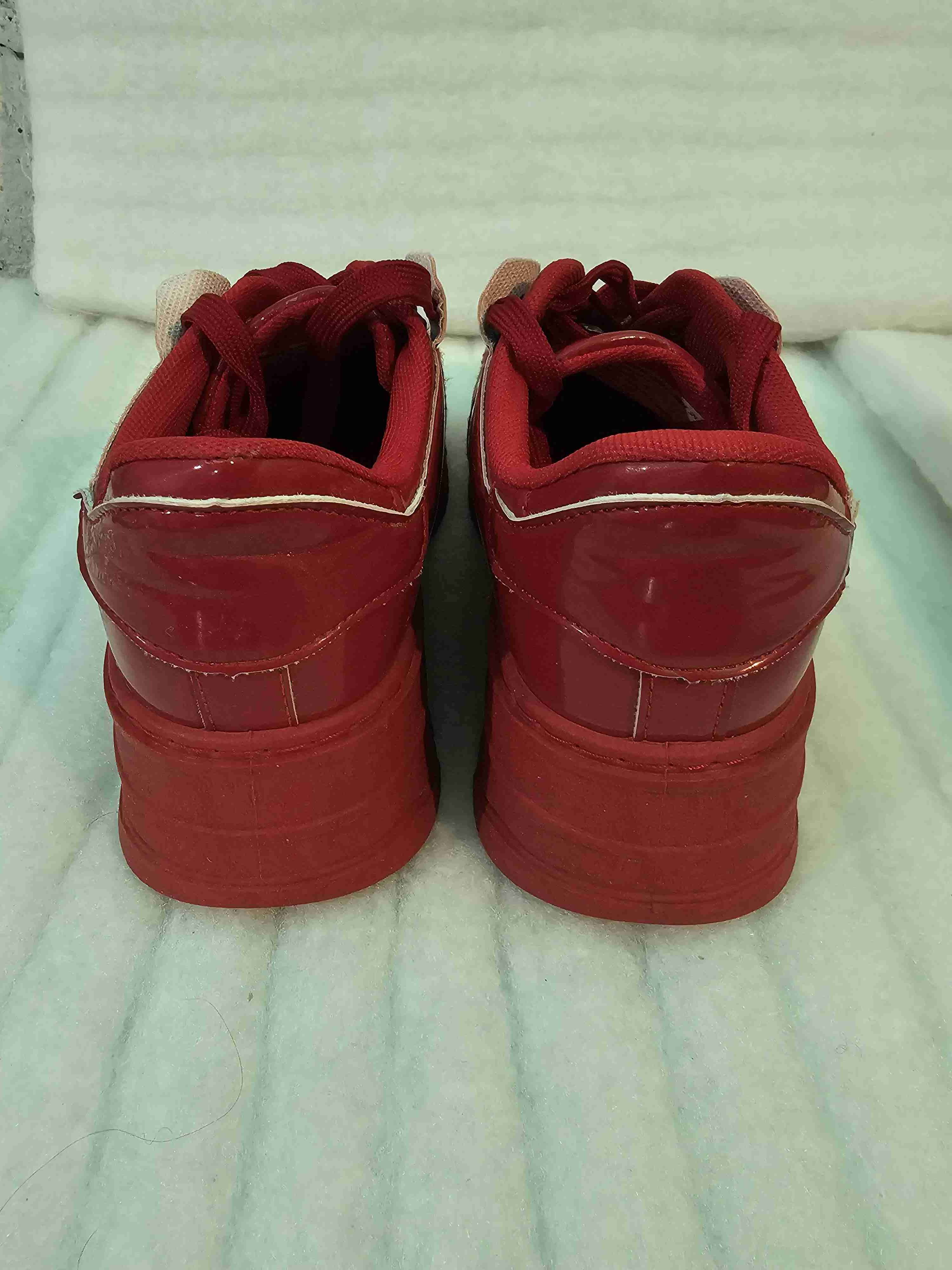 Zapatillas rojas charol brillantes weide - miniatura 2