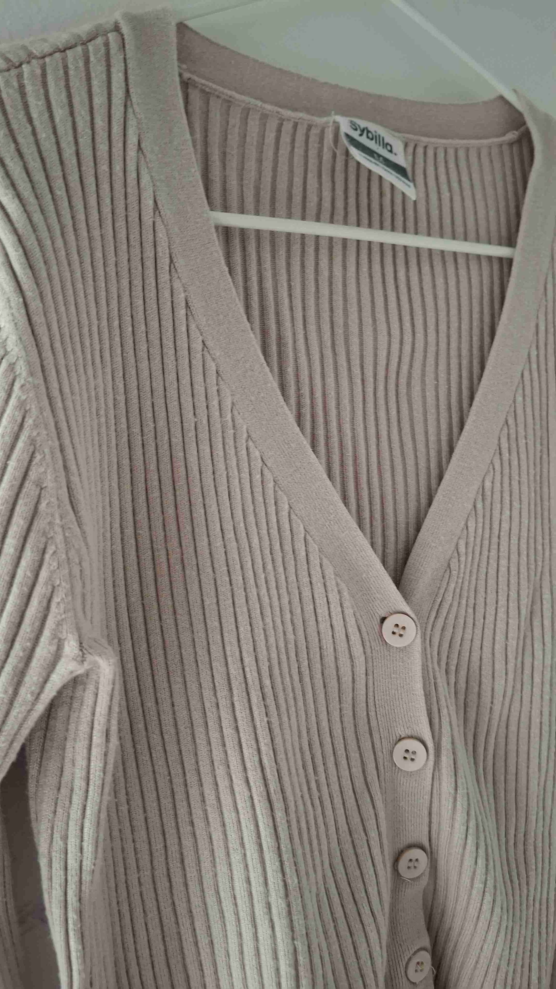 Cardigan beige M Sybilla - miniatura 2
