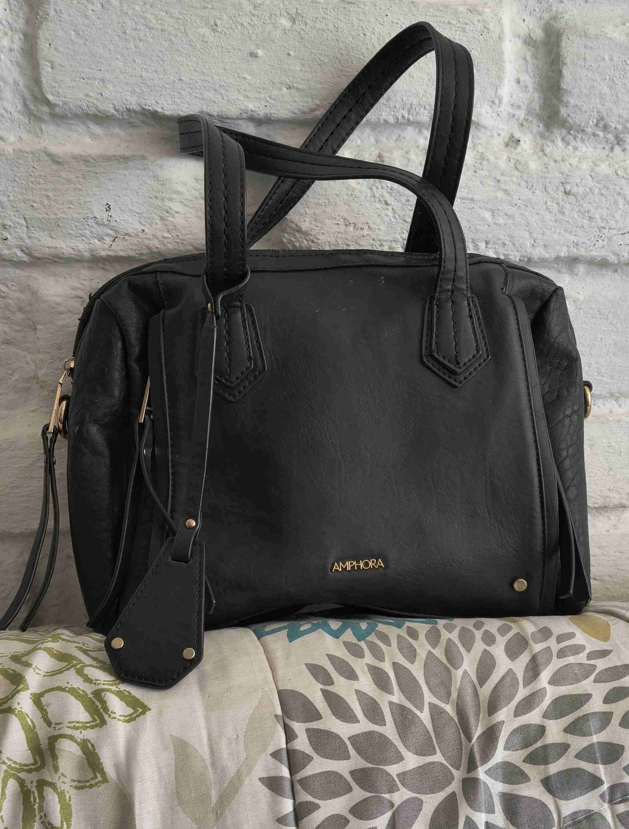Cartera negra Amphora