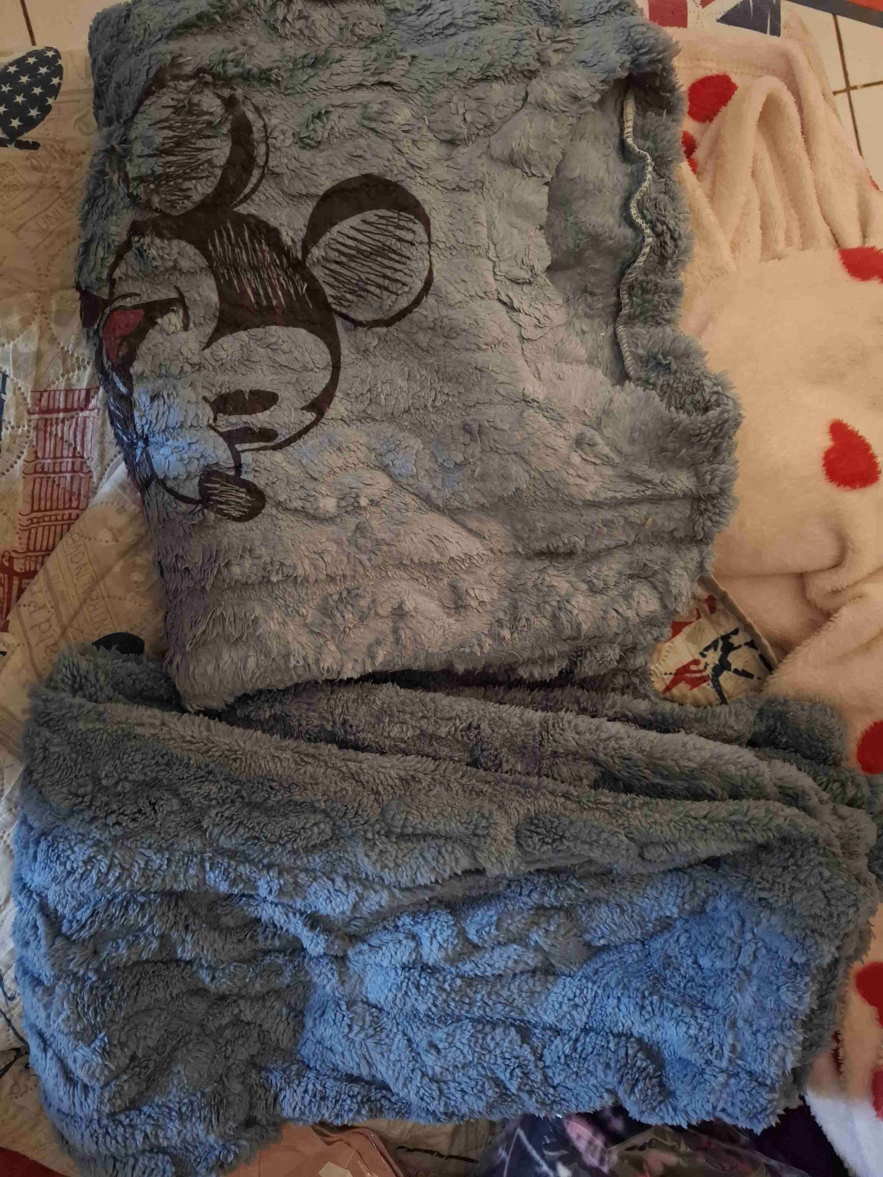 Frazada polar con diseño animado