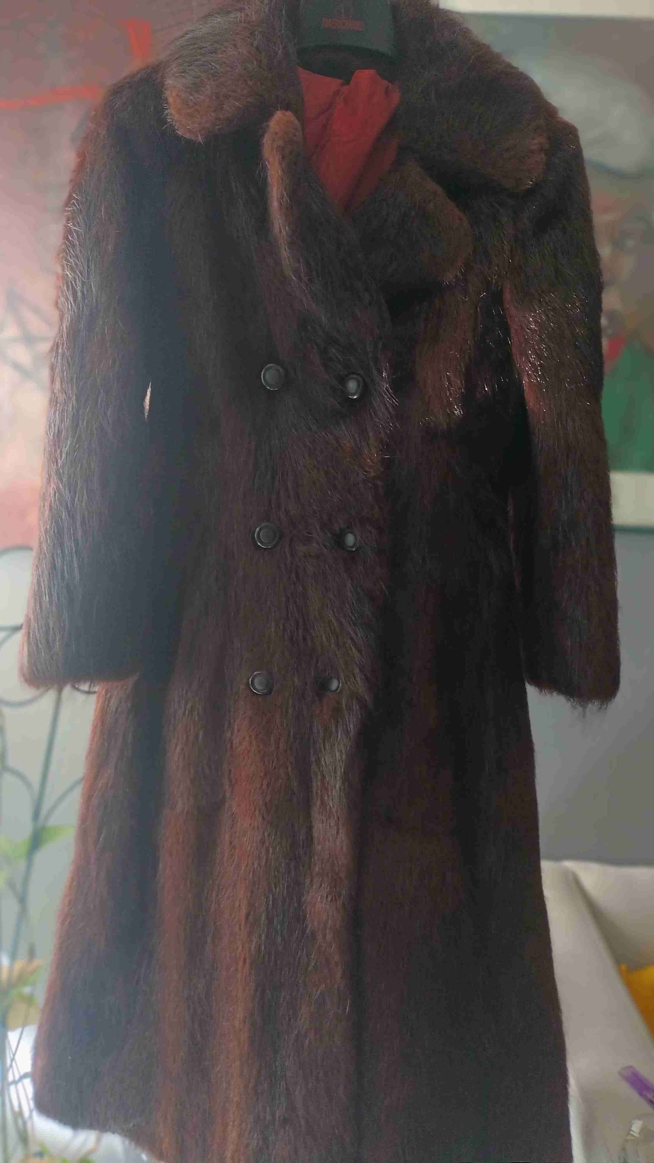 Abrigo de piel de coipo chileno - miniatura 2