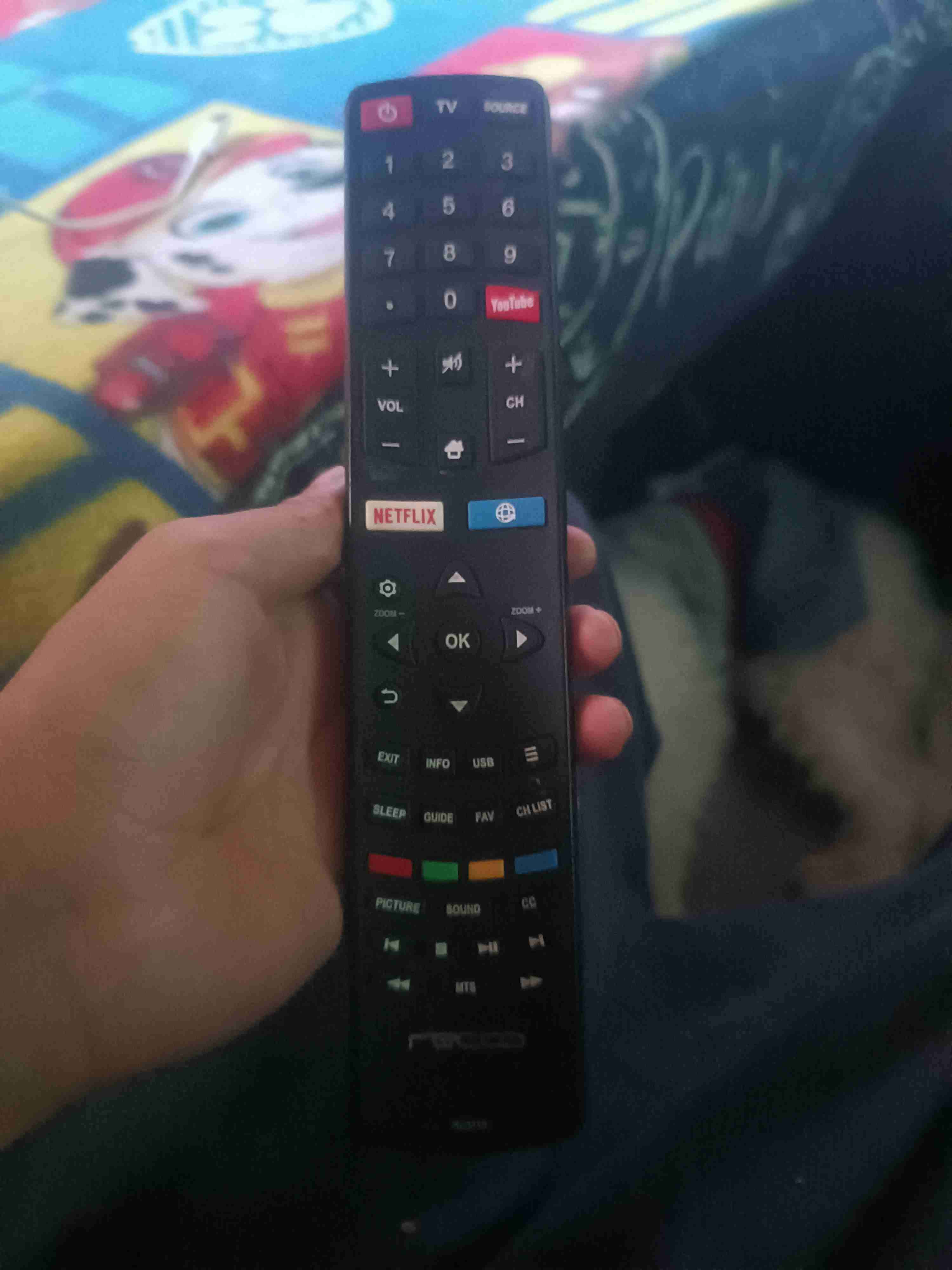 Control remoto para TV