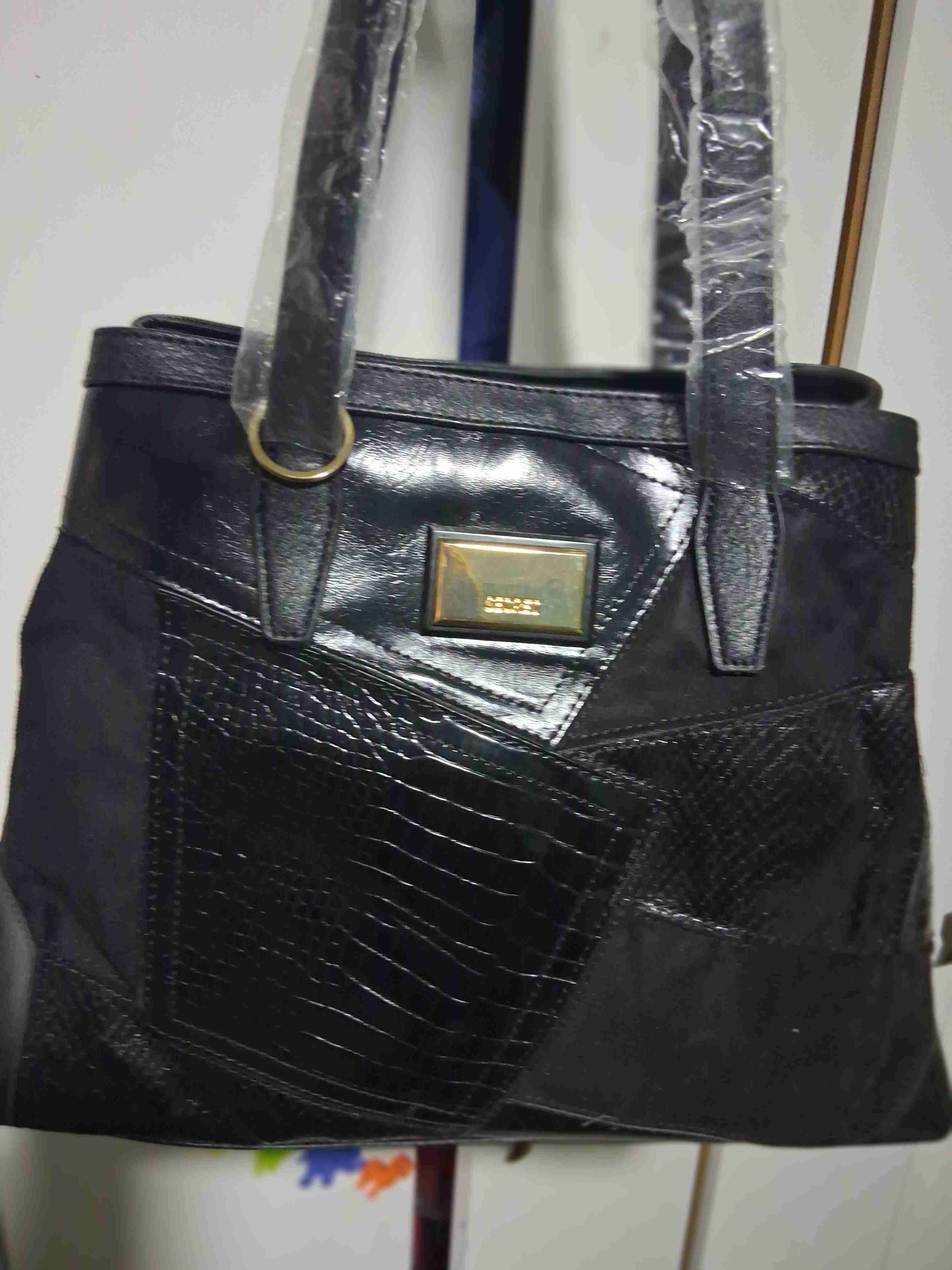 Cartera negra elegante - miniatura 2