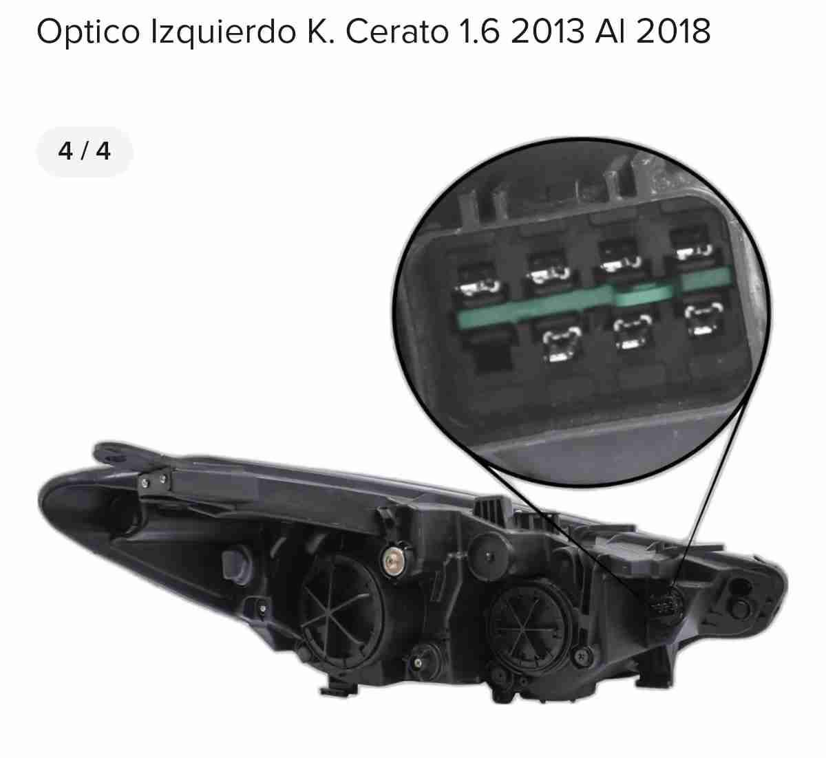Óptico Izquierdo para Kia Cerato 7 pines