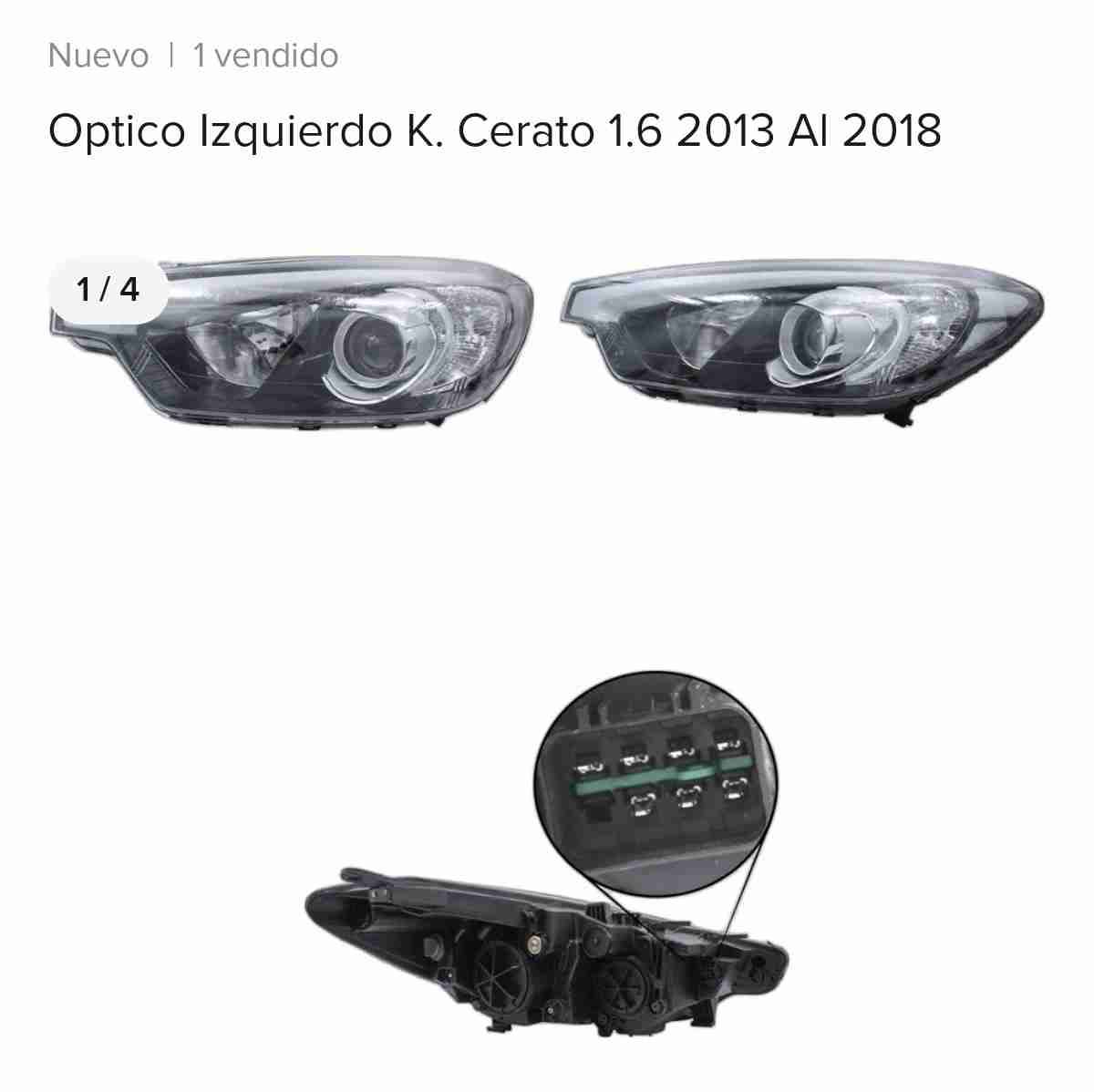 Óptico Izquierdo para Kia Cerato 7 pines - miniatura 3