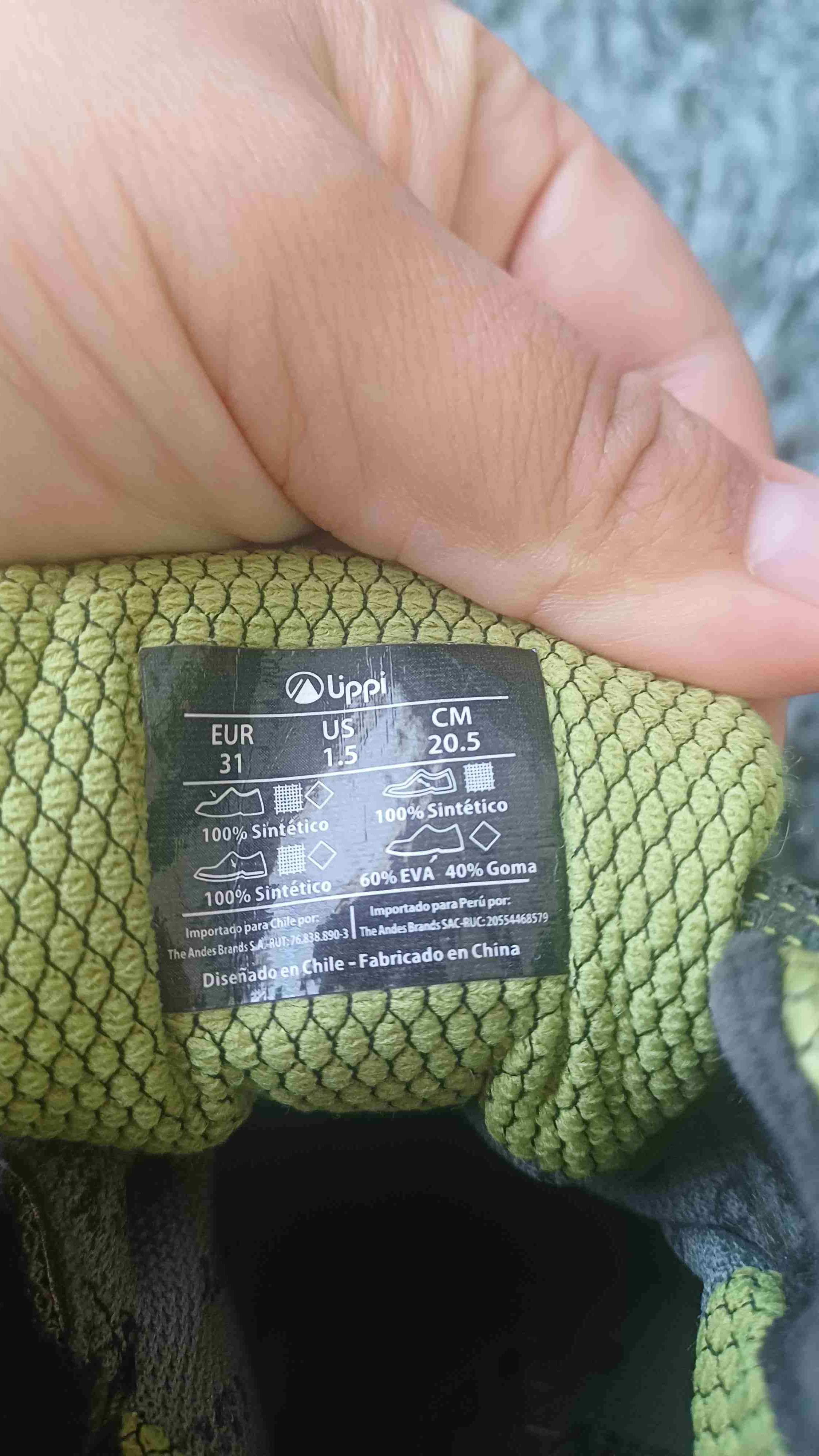 Botas de trekking verdes Upp - miniatura 5