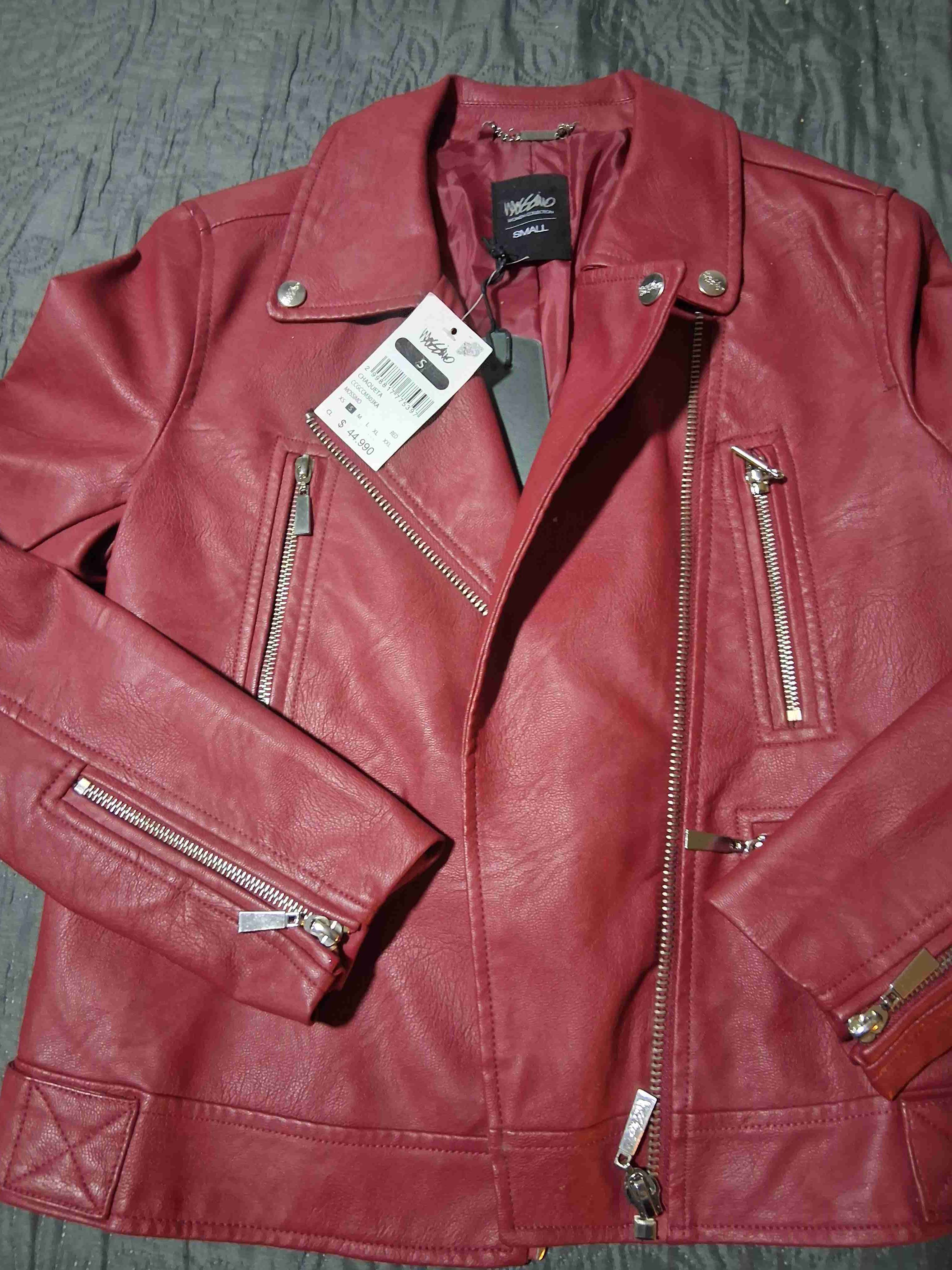 Chaqueta de cuero roja - miniatura 2