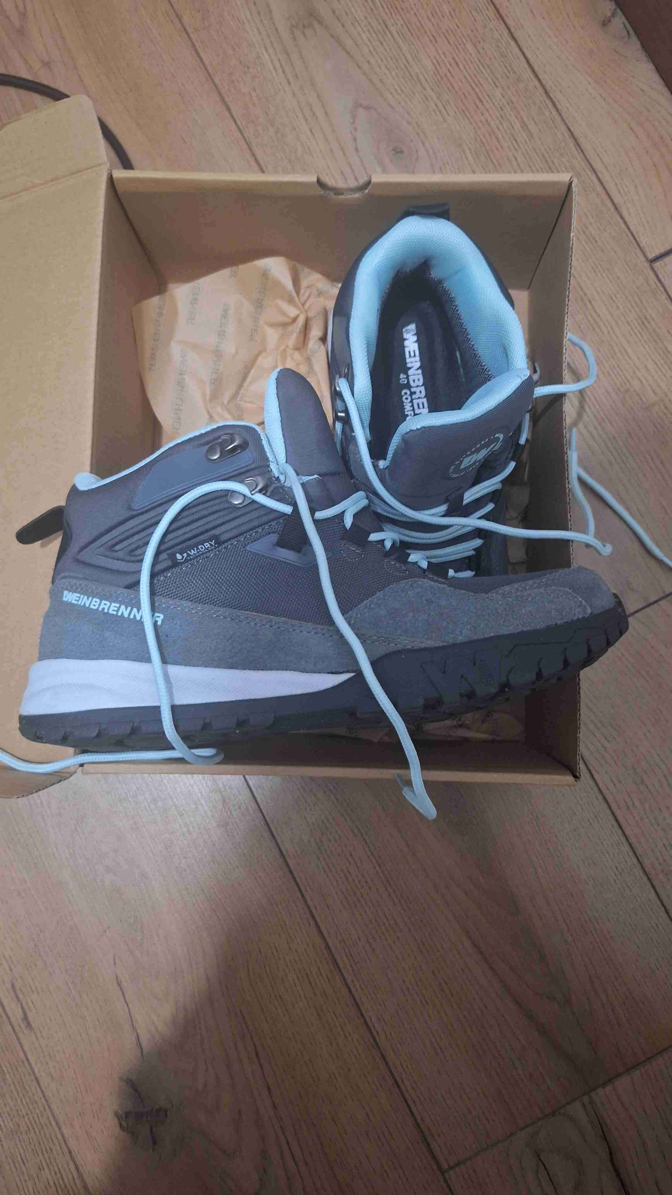 Botas de senderismo gris azul - miniatura 2