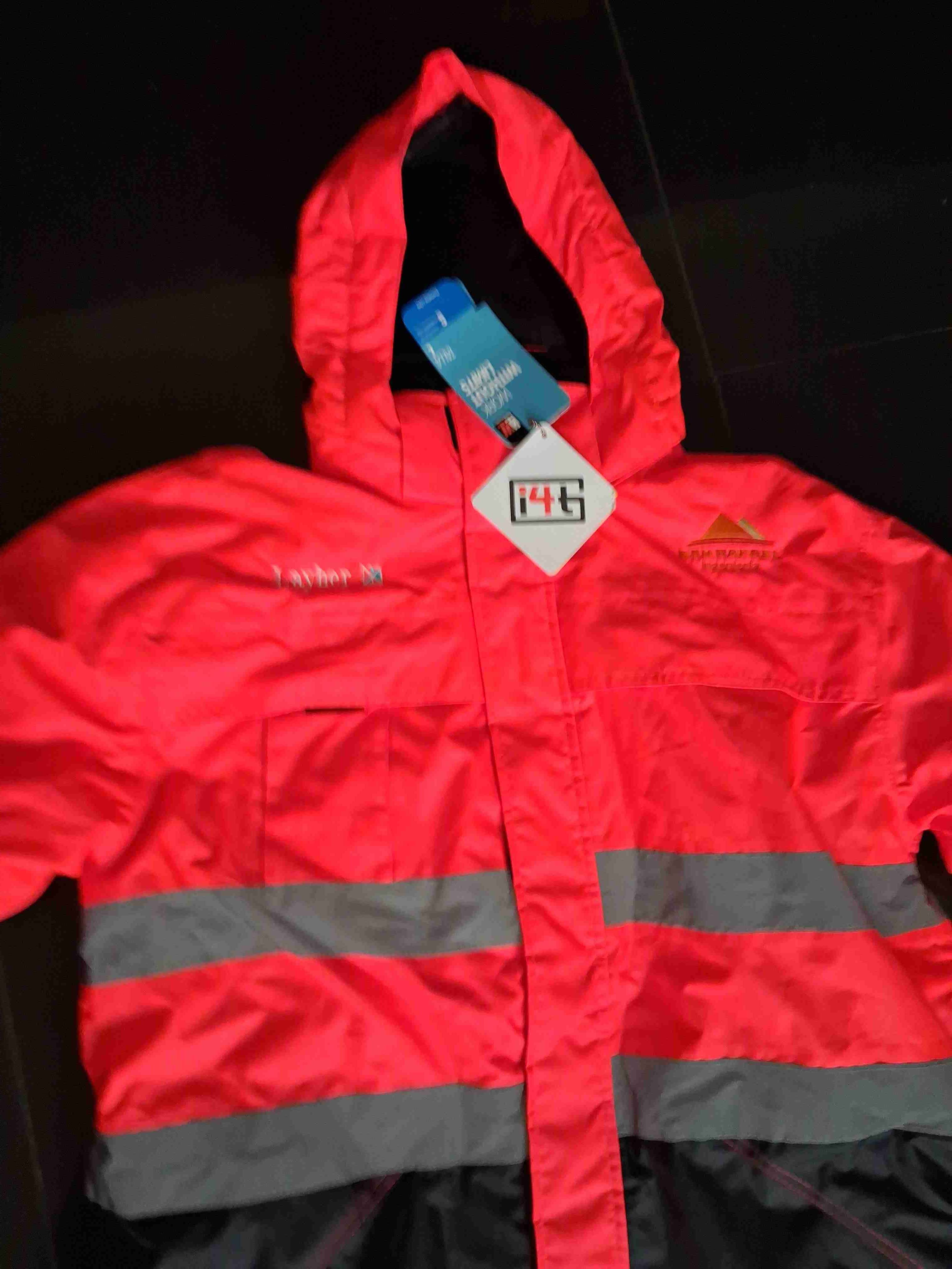 Chaqueta de seguridad roja
