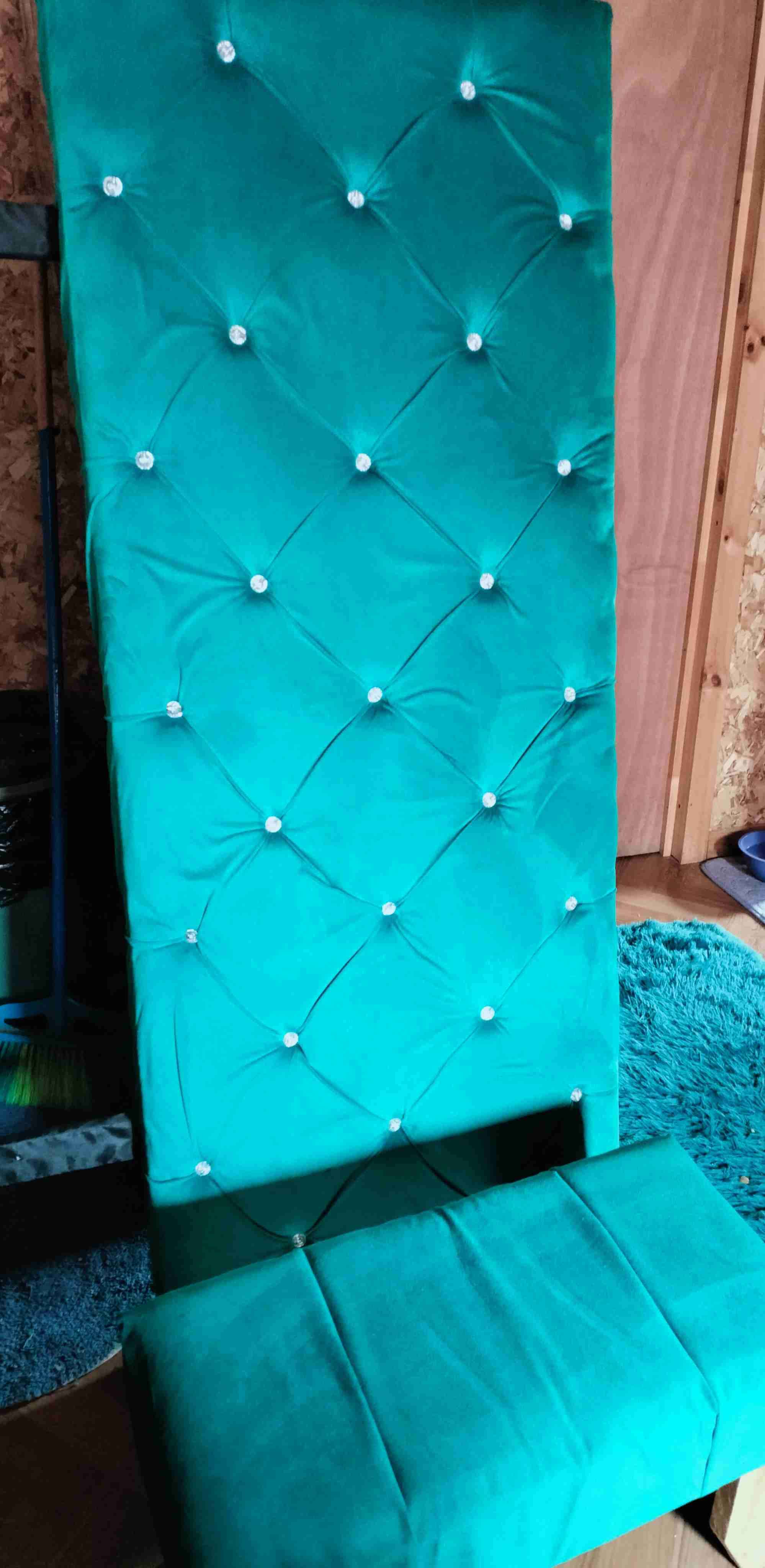 Respaldo de cama 2 plazas +banqueta - 2