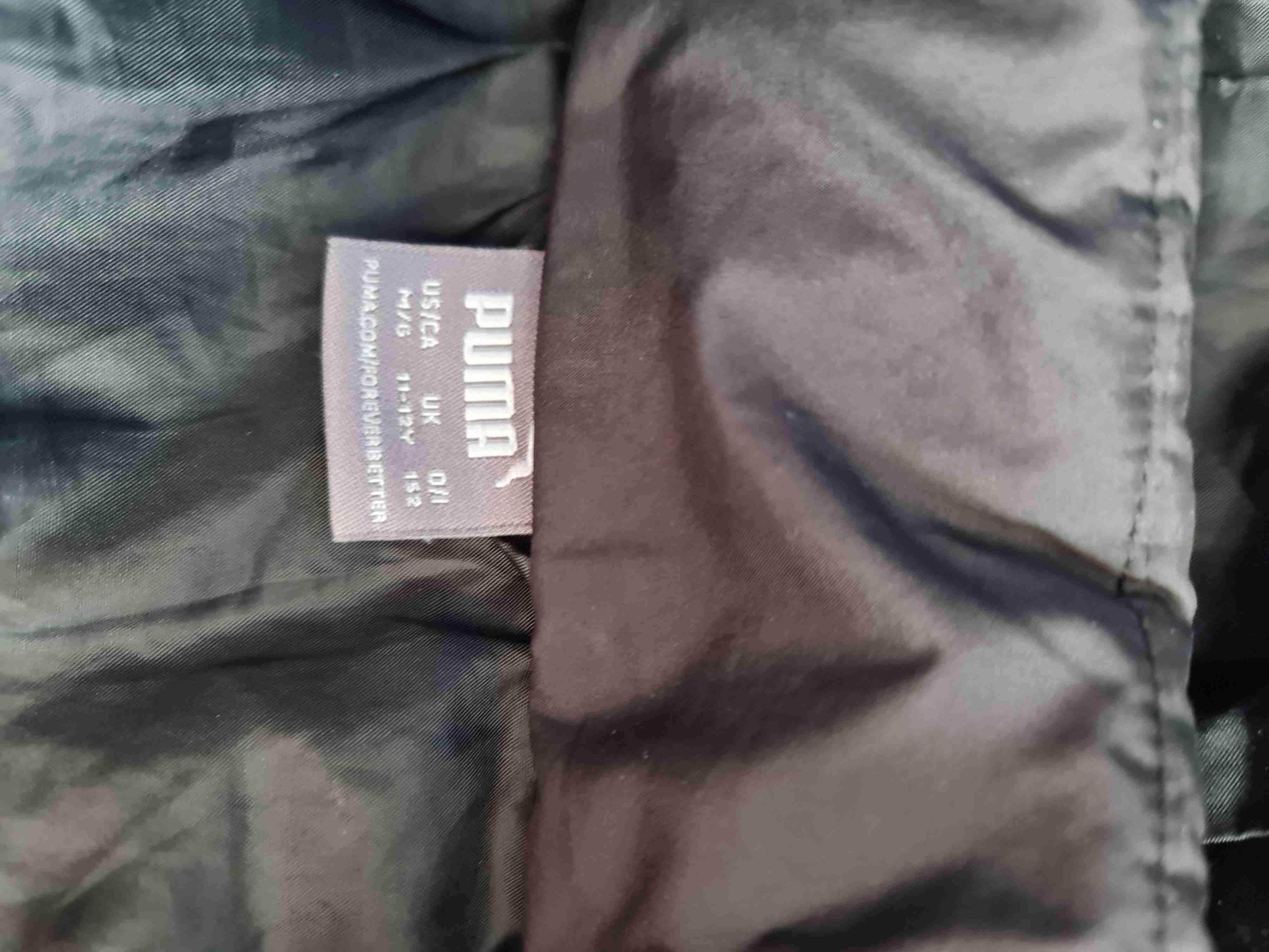 Chaqueta negra con capucha Puma - miniatura 3