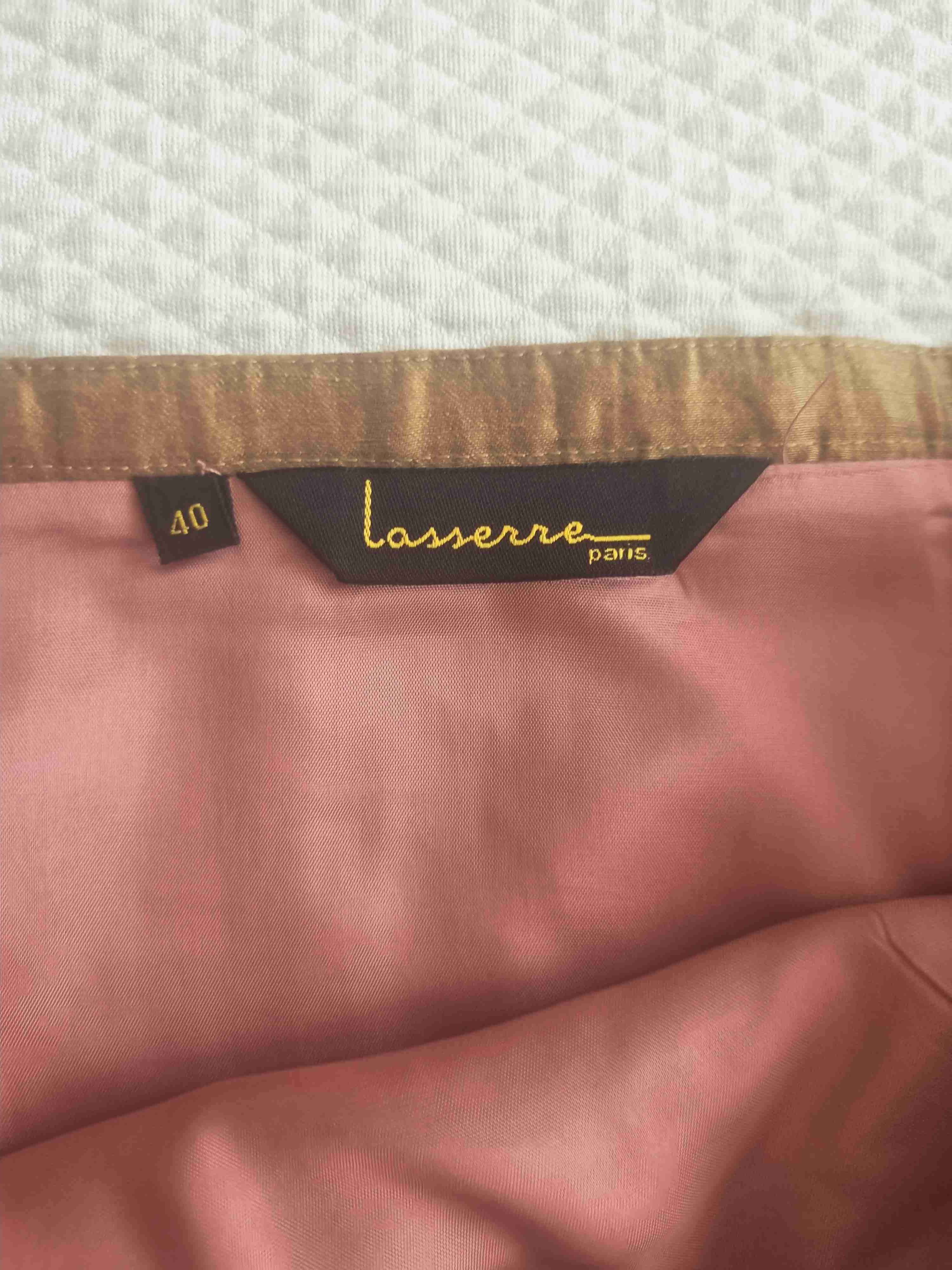 Falda Lasserre Paris, lino. Talla S - miniatura 5