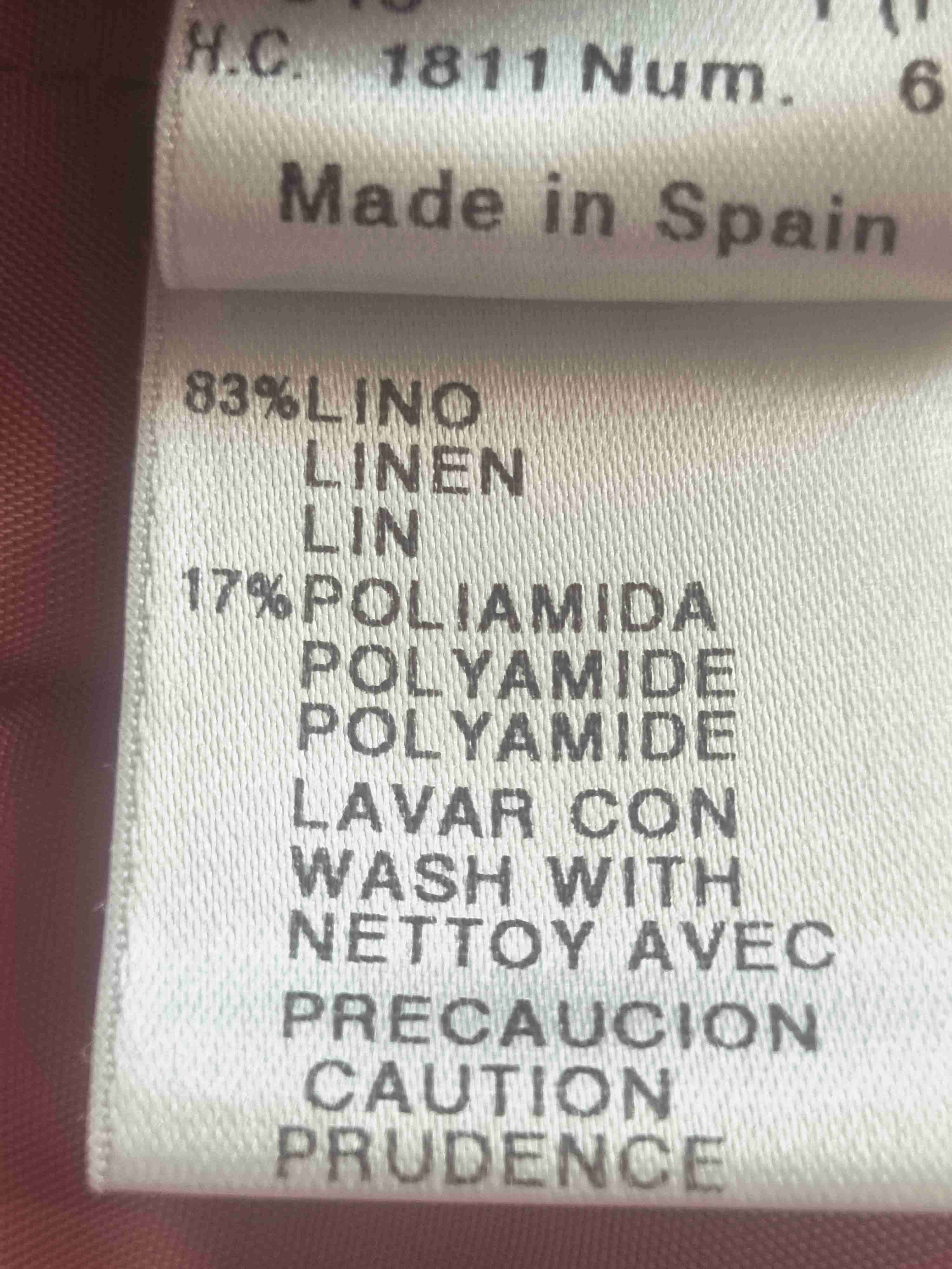 Falda Lasserre Paris, lino. Talla S - miniatura 6