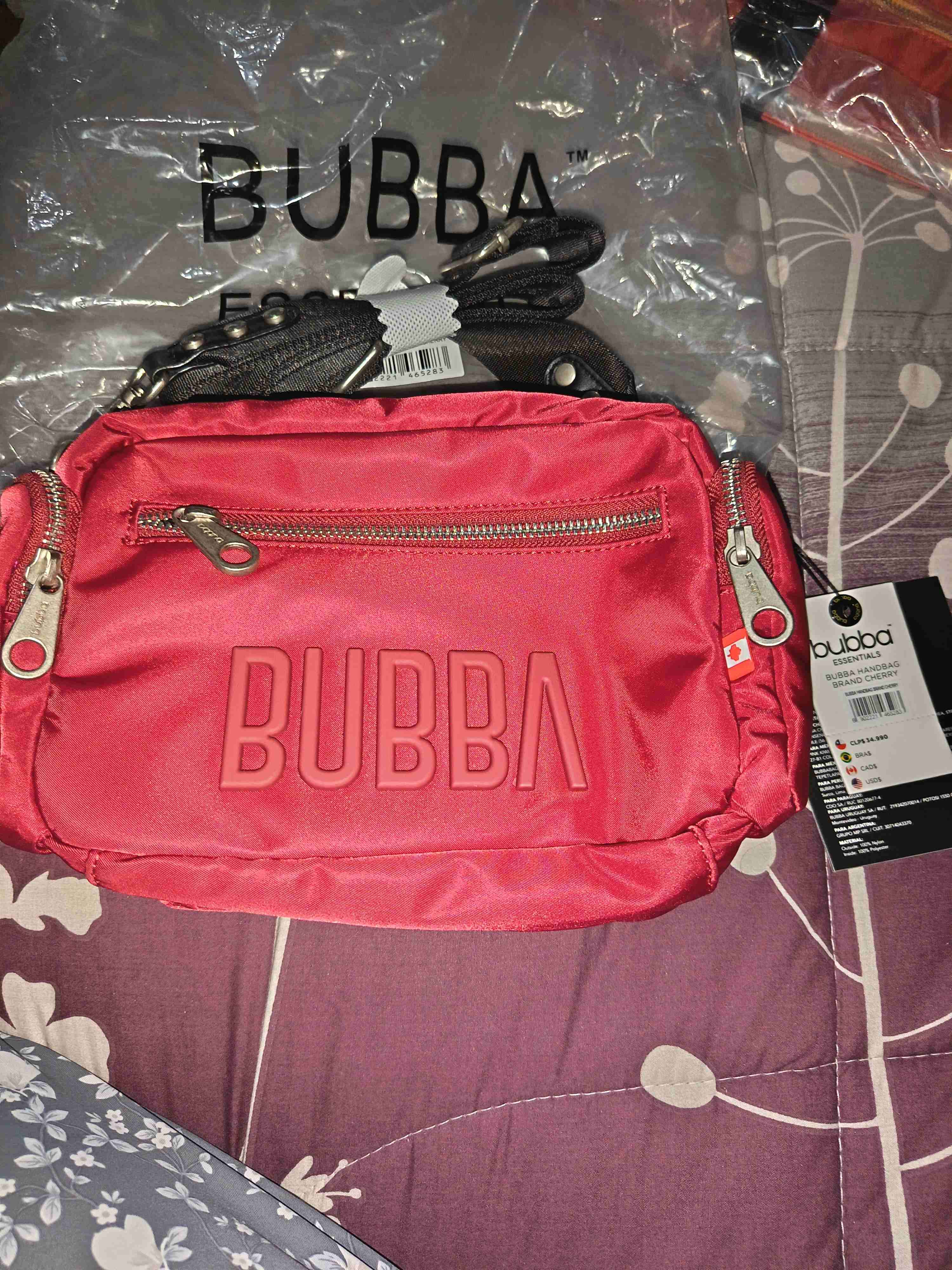 Bolso cruzado beige Bubba. Todo original nuevo - miniatura 5