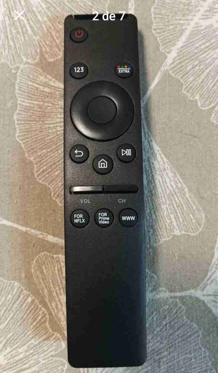 Control remoto TV negro