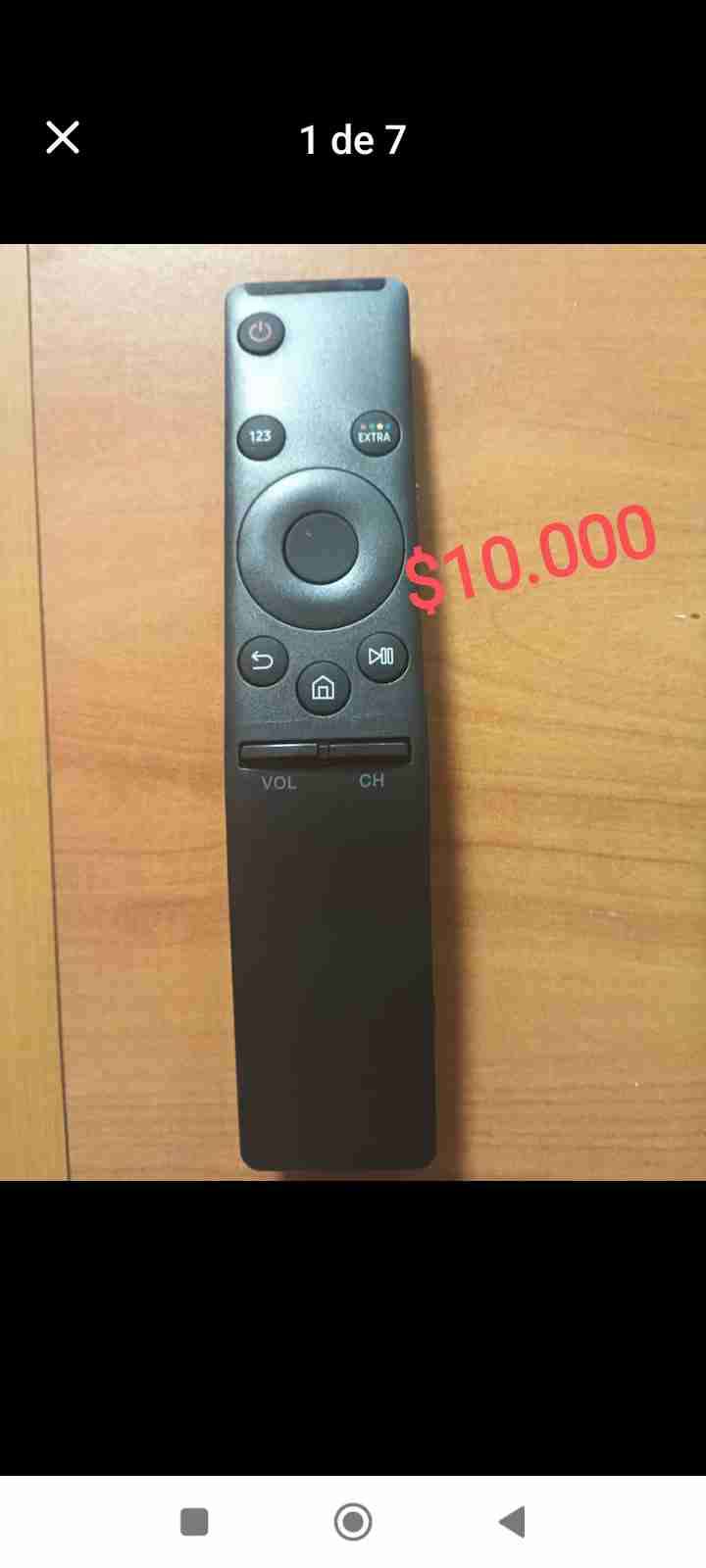 Control remoto TV negro - 3