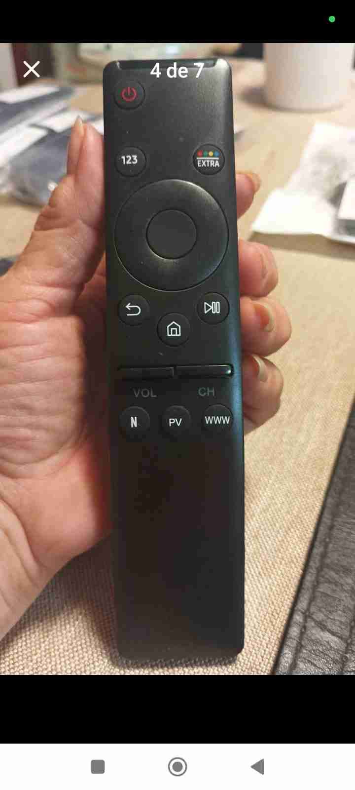 Control remoto TV negro - 4