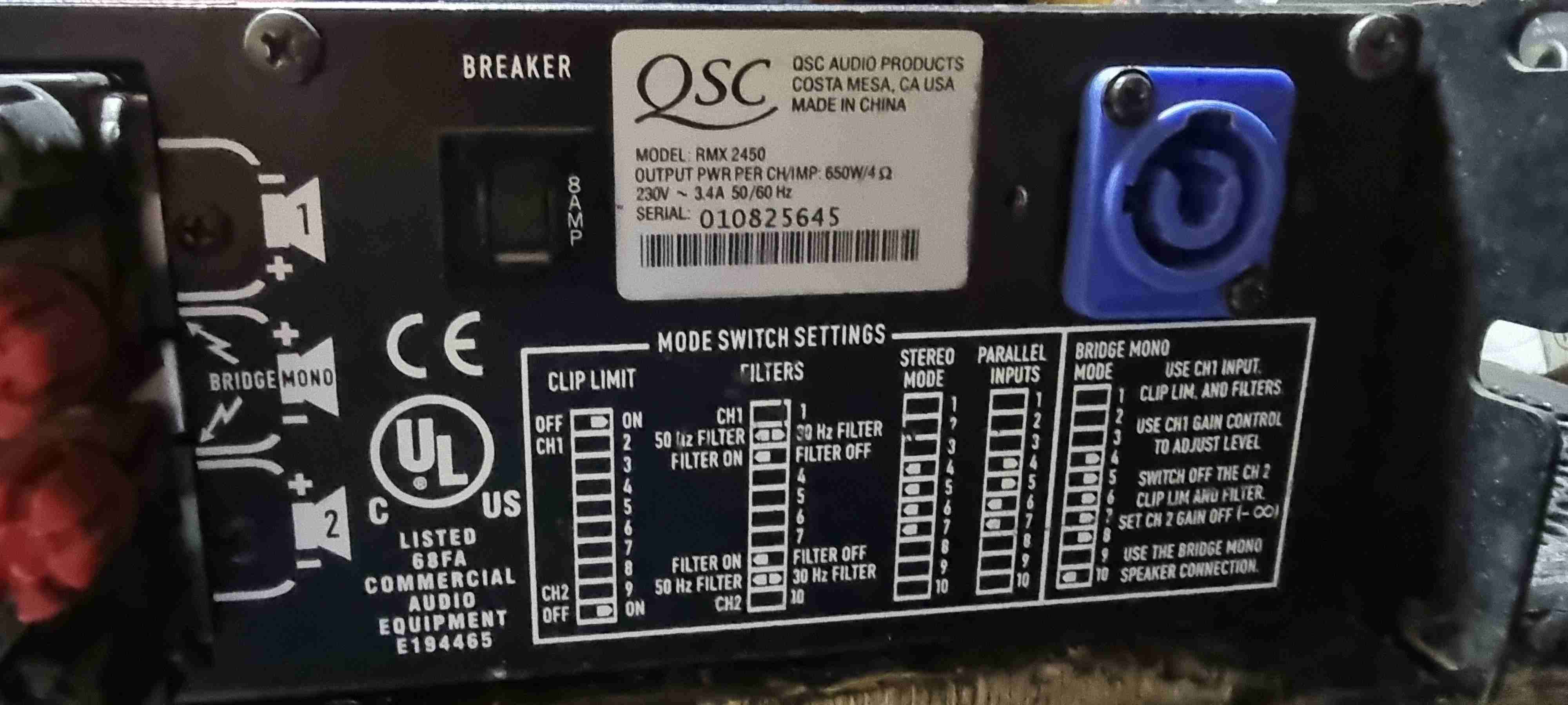Amplificador QSC - miniatura 4