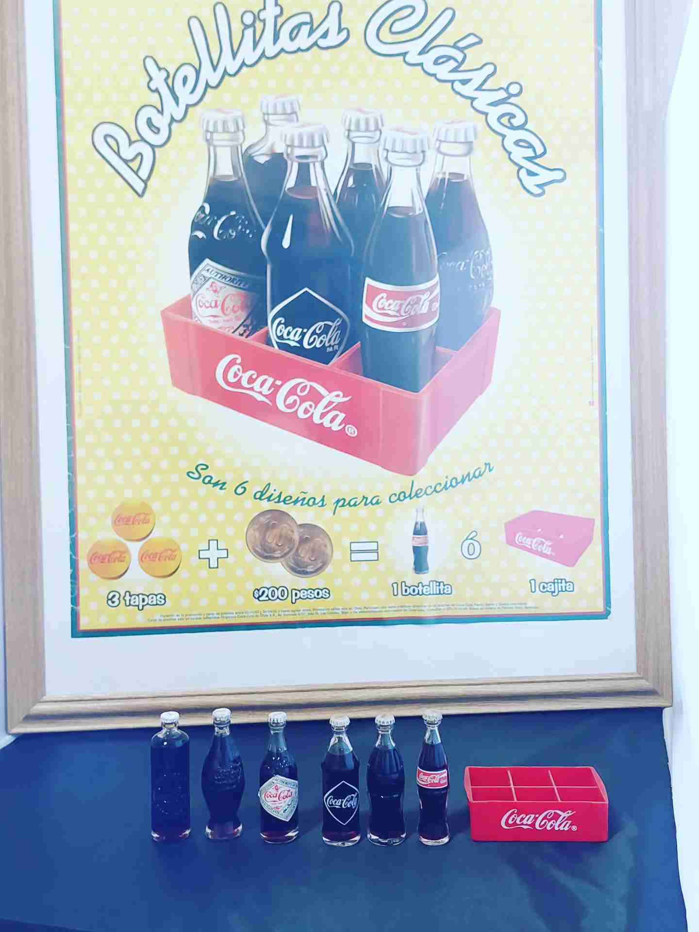 Póster retro Coca-Cola enmarcado más java bebidas - 3