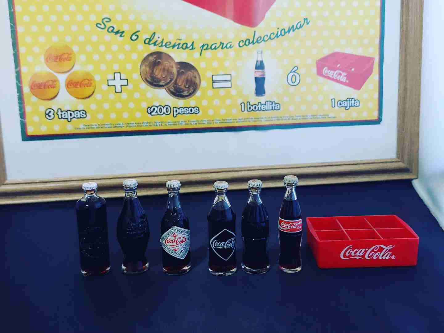 Póster retro Coca-Cola enmarcado más java bebidas - 4