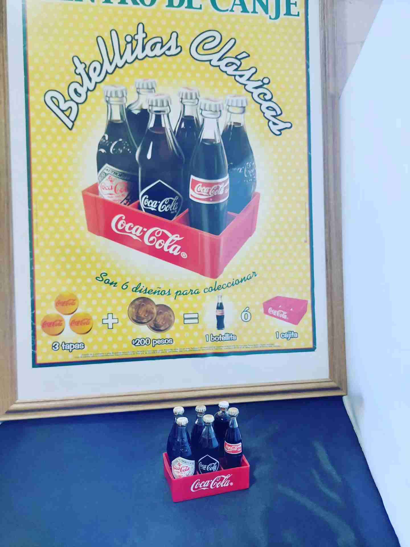 Póster retro Coca-Cola enmarcado más java bebidas - 5