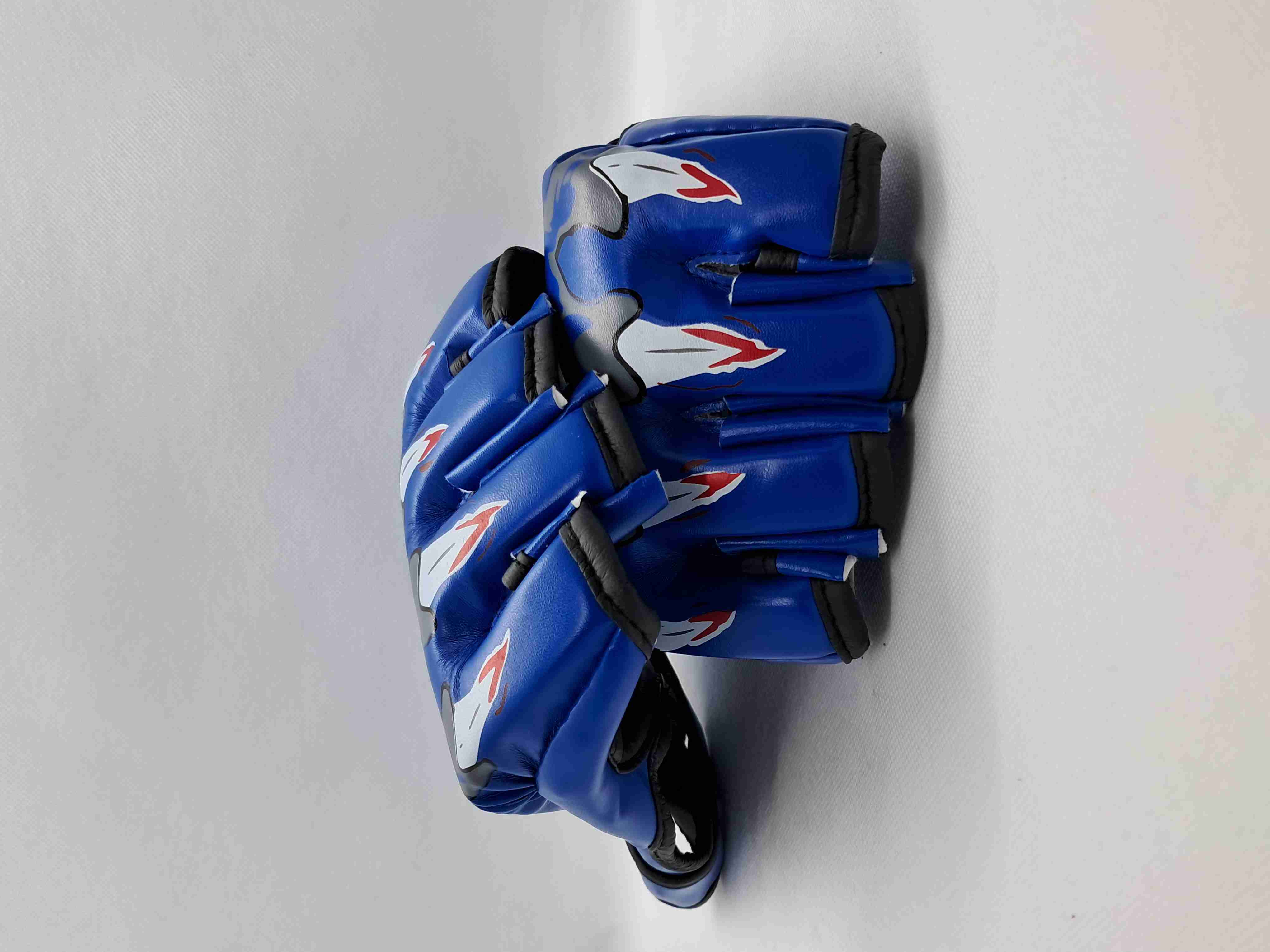 Guantes MMA rojos diseño llamas - 2